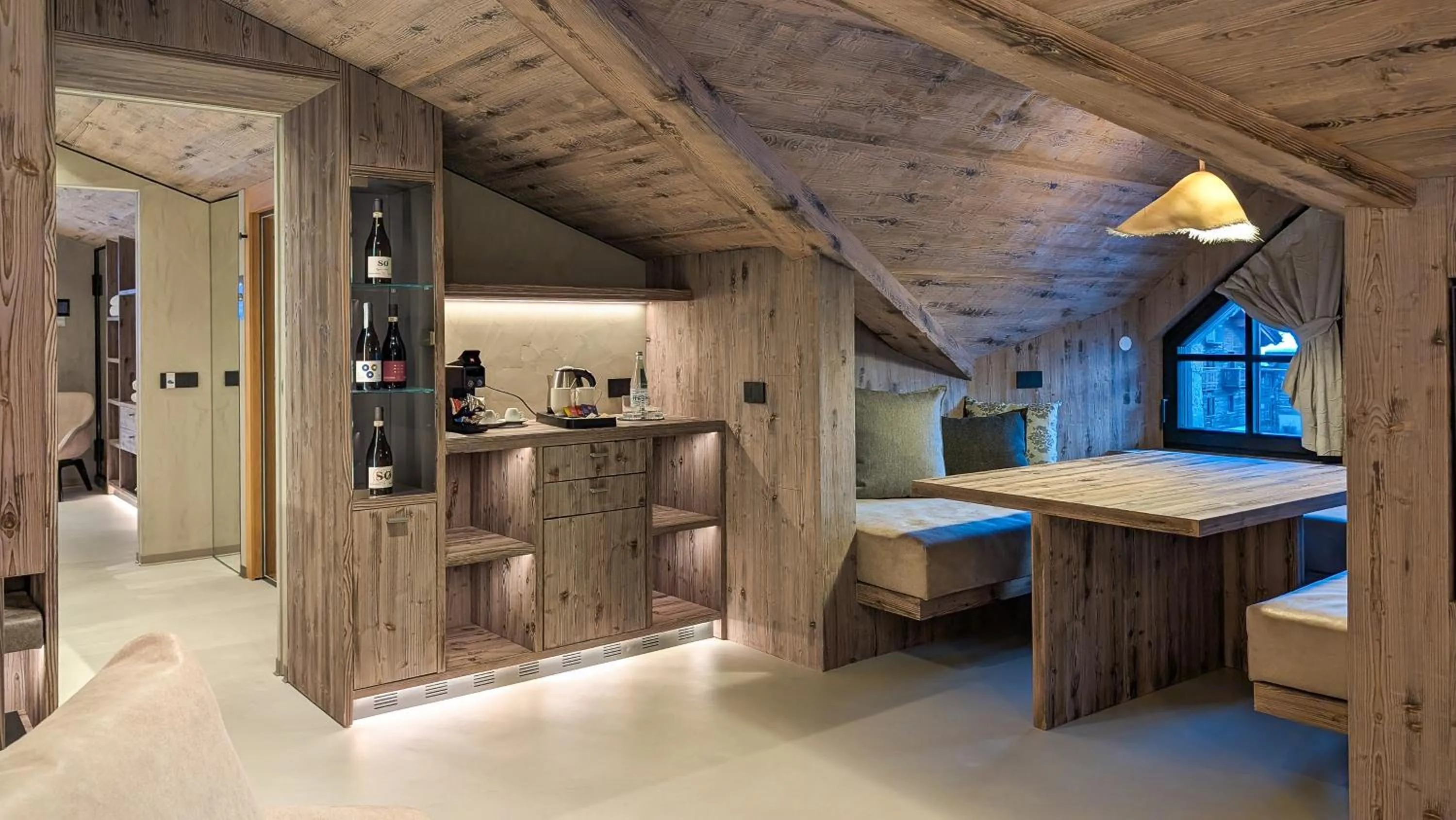 Living room in Mohe Boutique Hotel