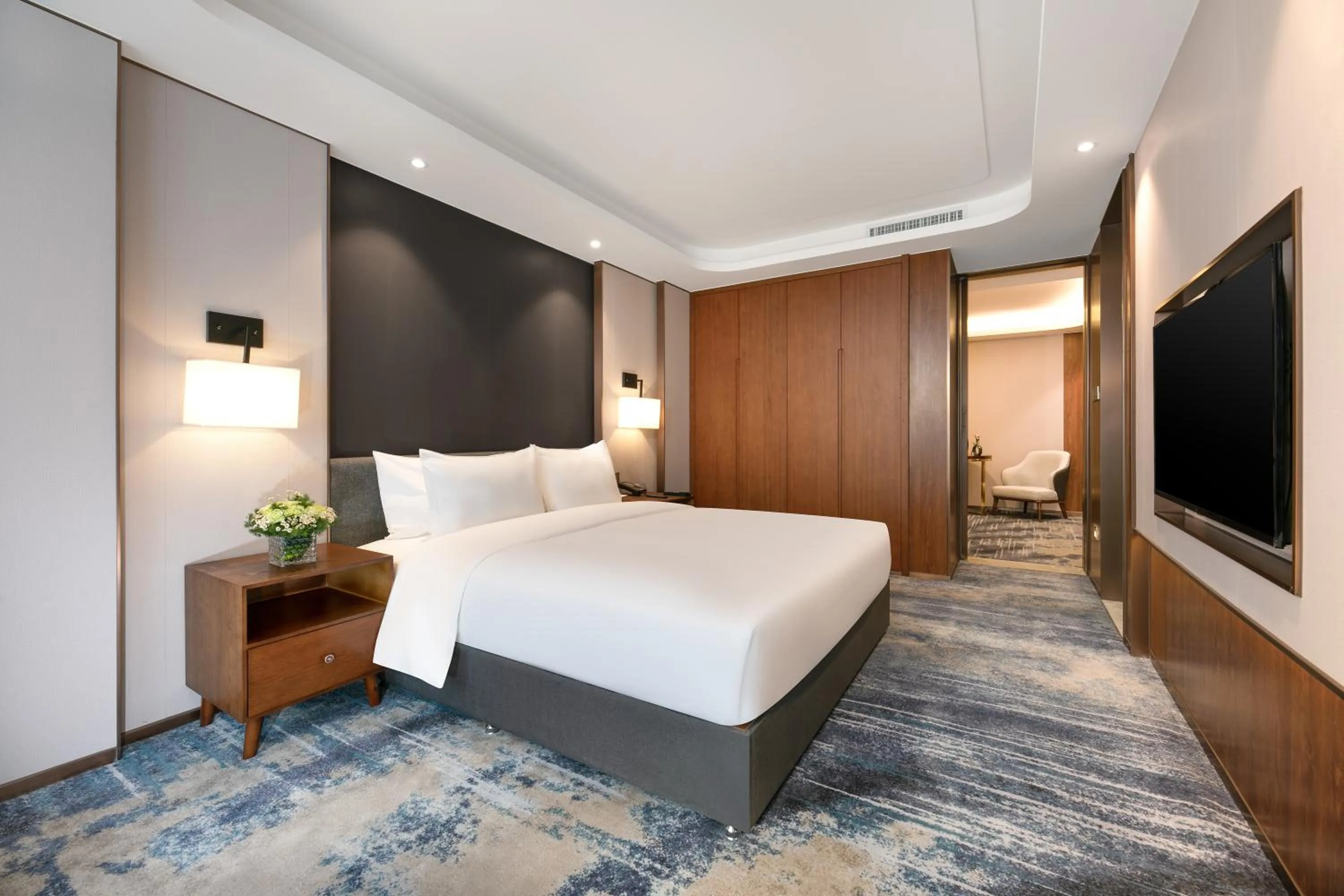 Bed in Furunde Wanda Jin Hotel