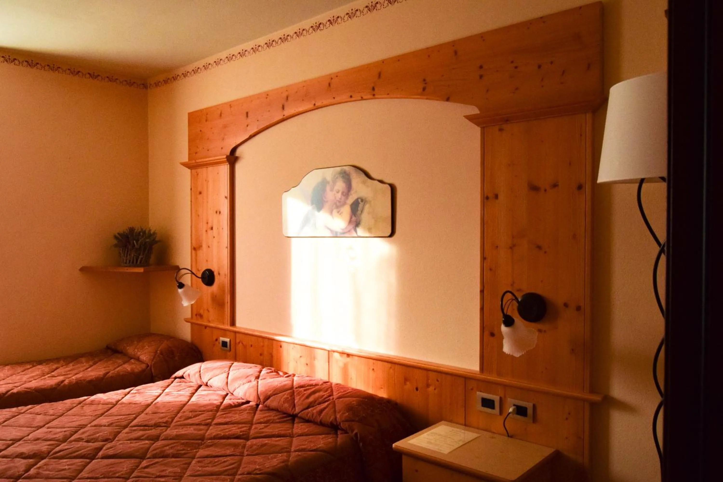 Bedroom, Bed in Hotel Moderno Restaurant