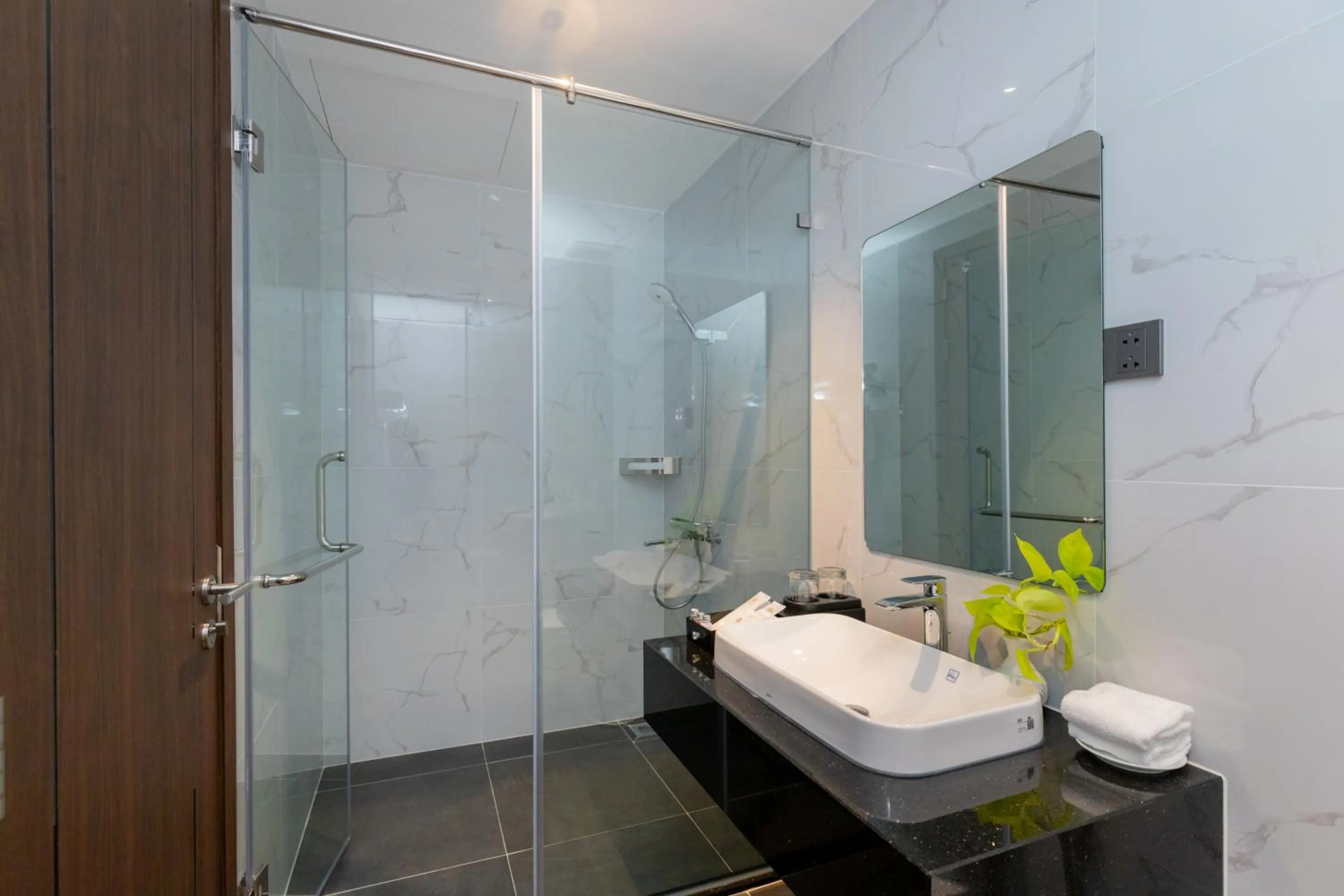 Shower in STELLA Hotel & Apartment