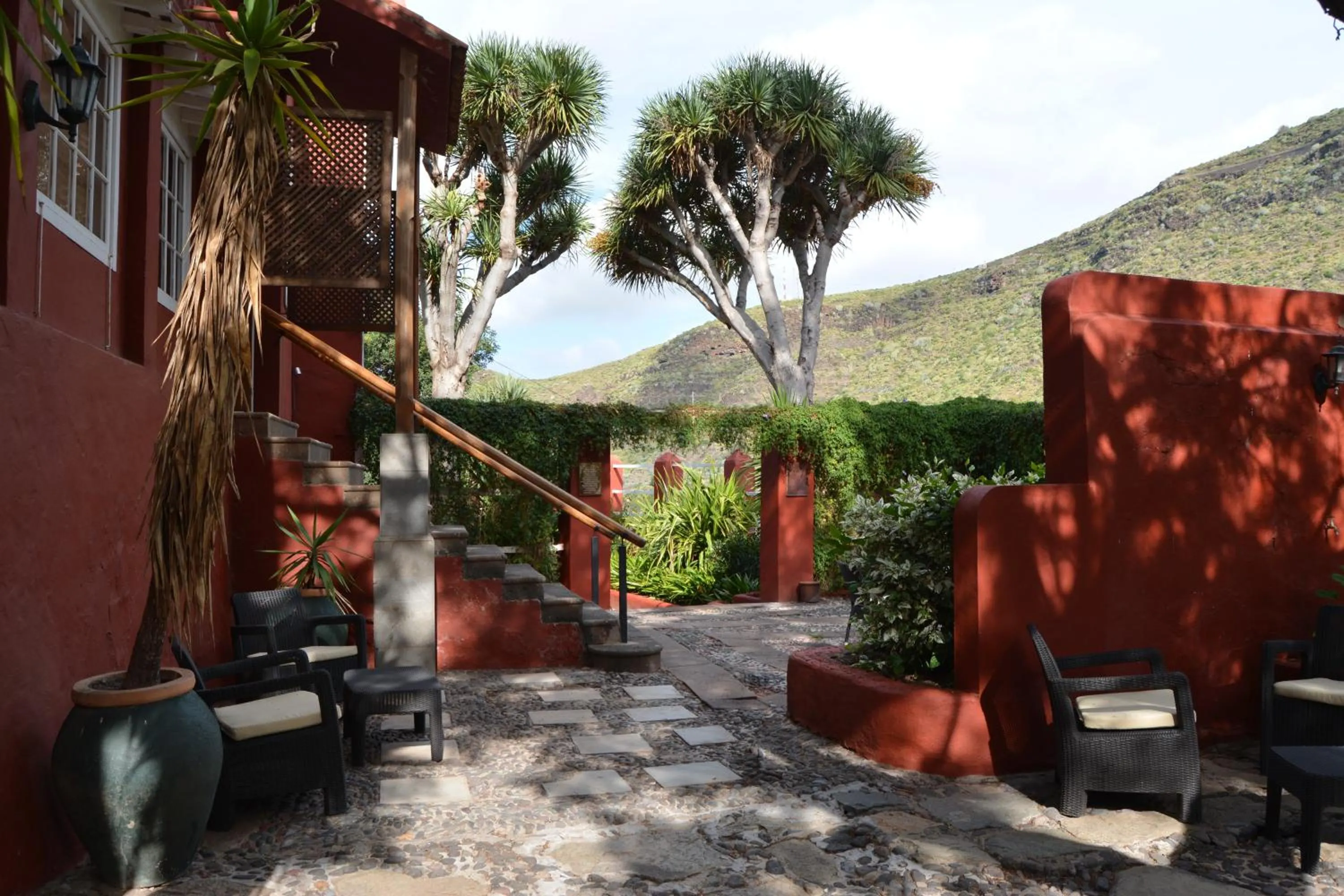 Patio in Hotel Rural Las Longueras