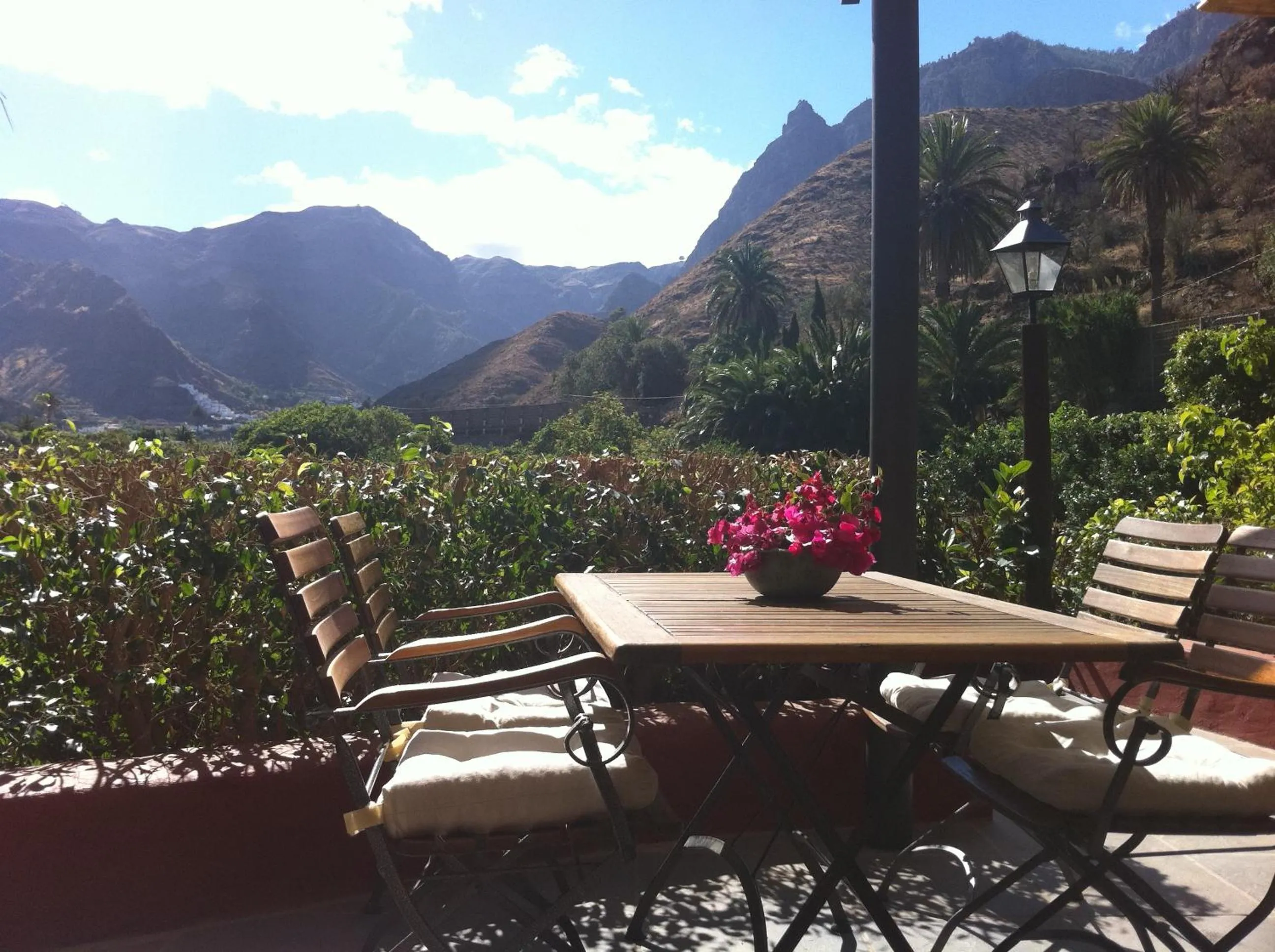 Patio in Hotel Rural Las Longueras
