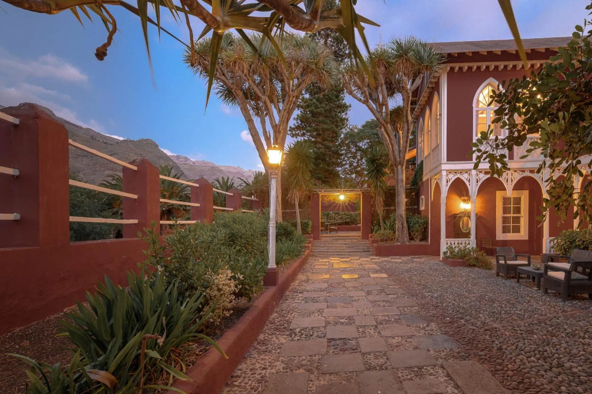 Patio in Hotel Rural Las Longueras