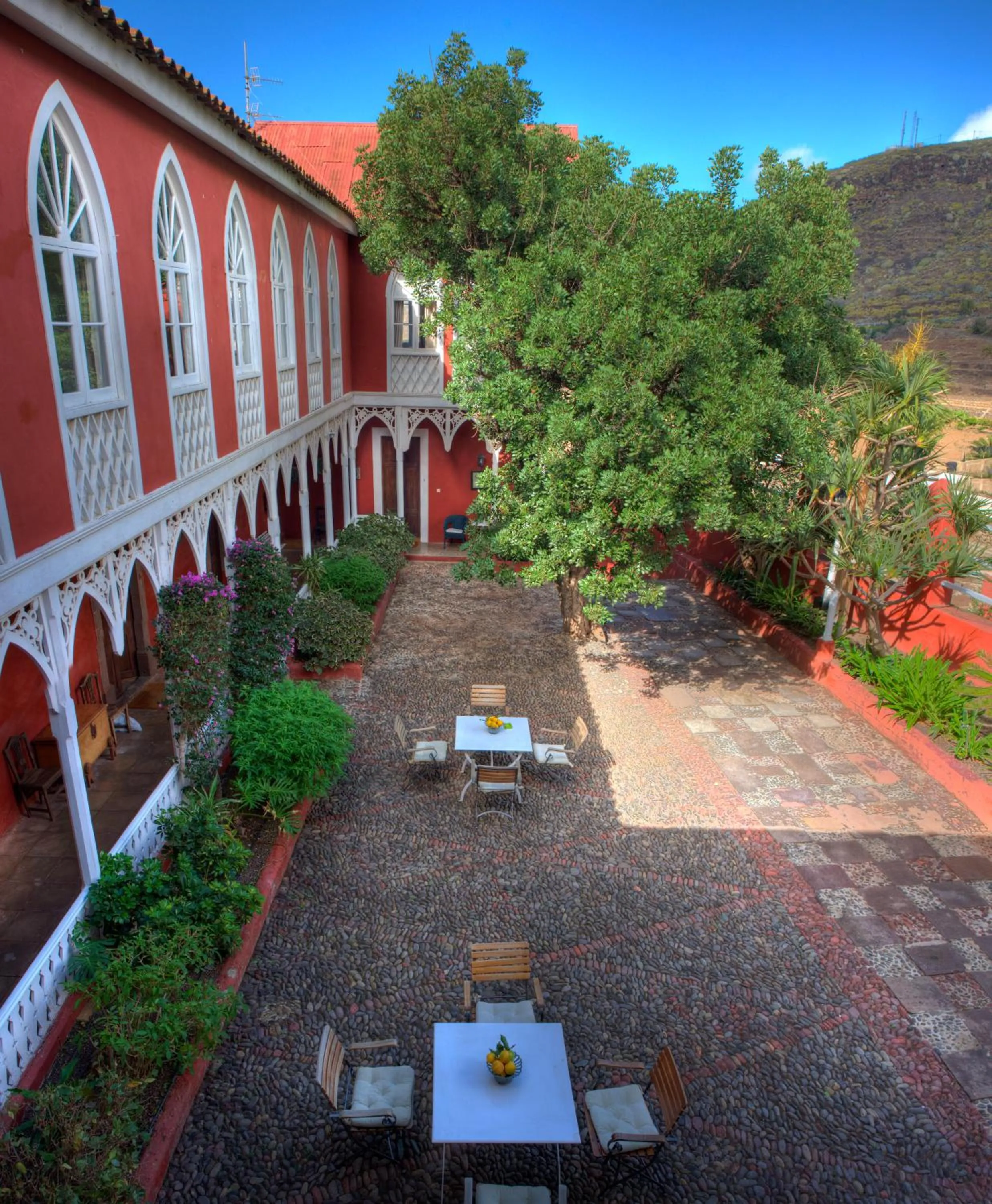 Patio in Hotel Rural Las Longueras