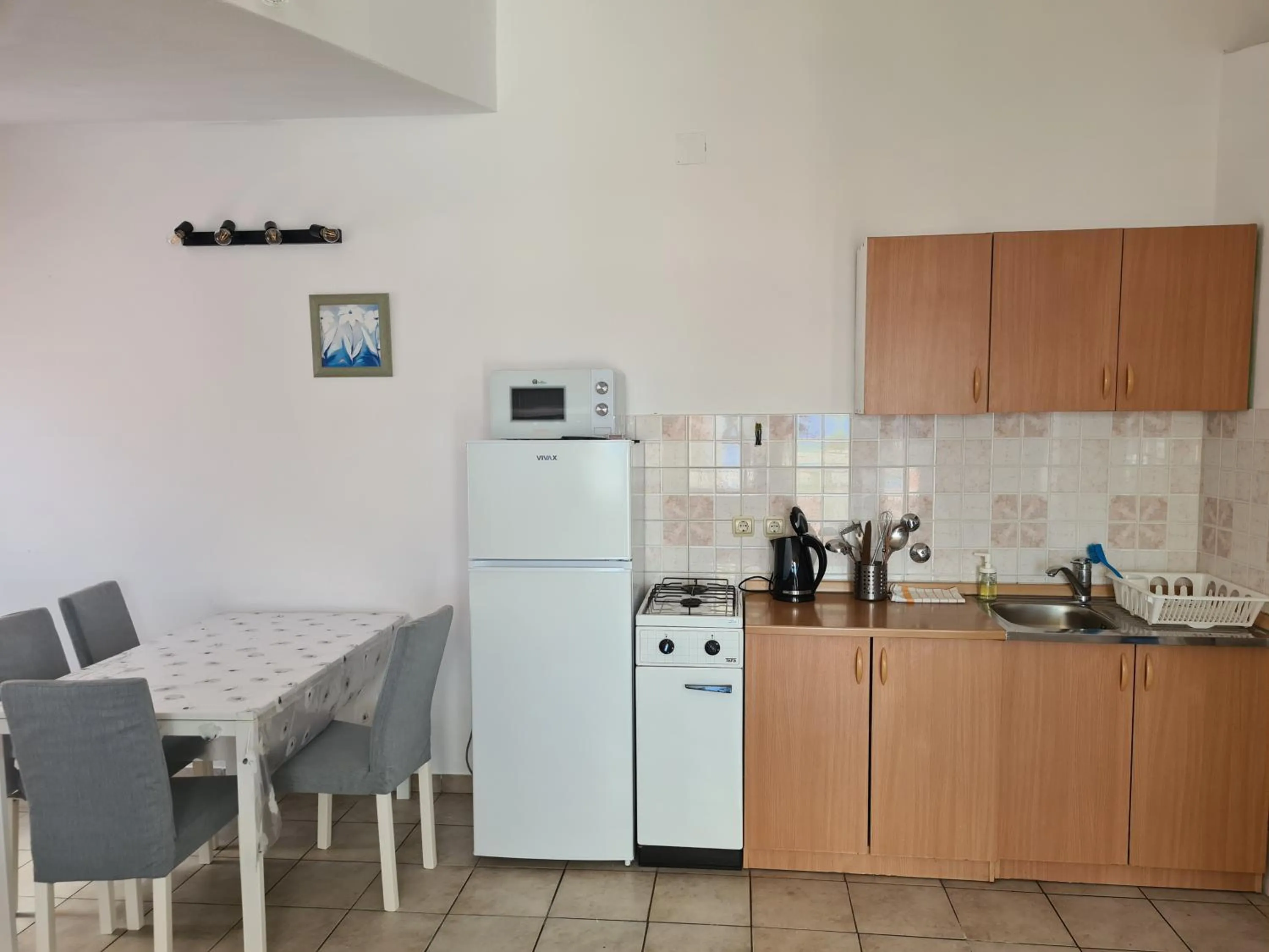 Kitchen or kitchenette in Apartments Niko