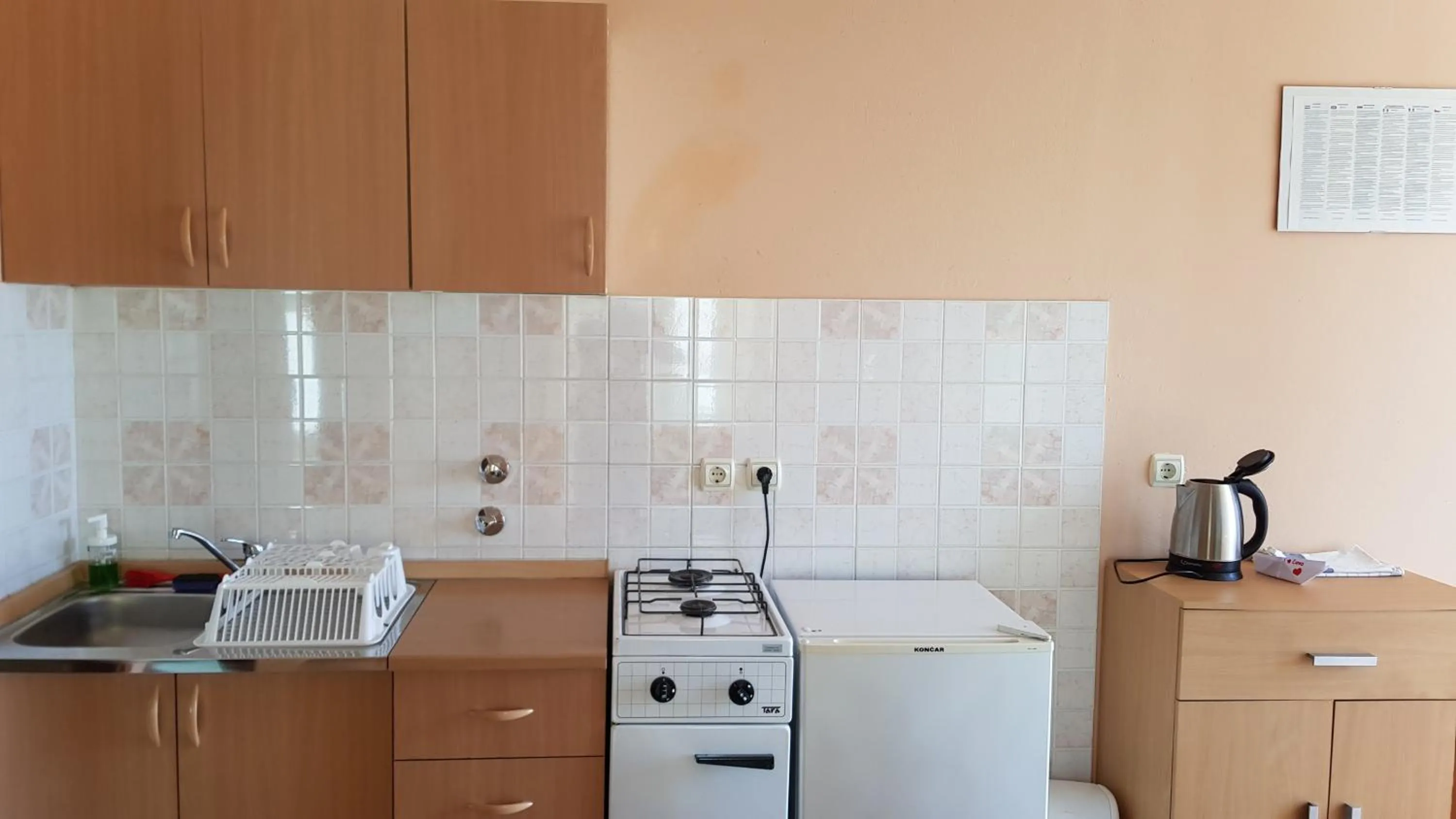 Kitchen or kitchenette in Apartments Niko