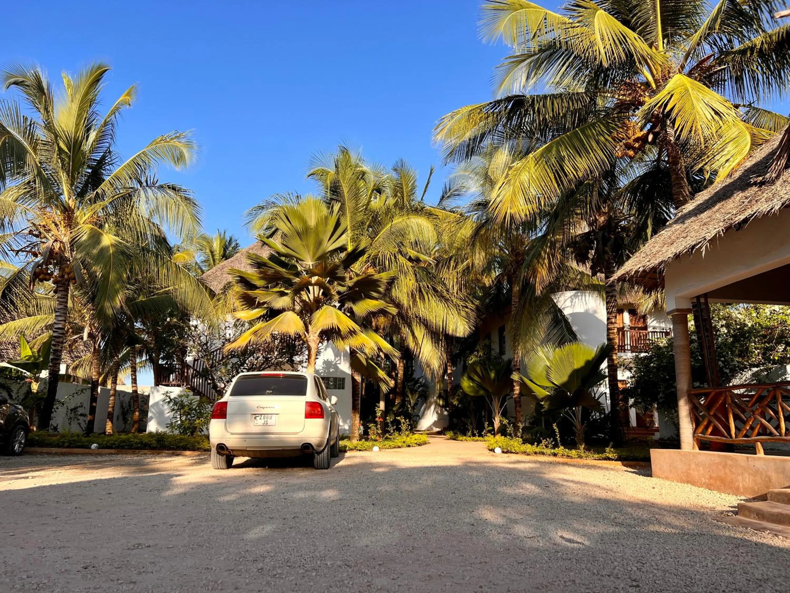 Parking in Zanzibar Bahari Villas