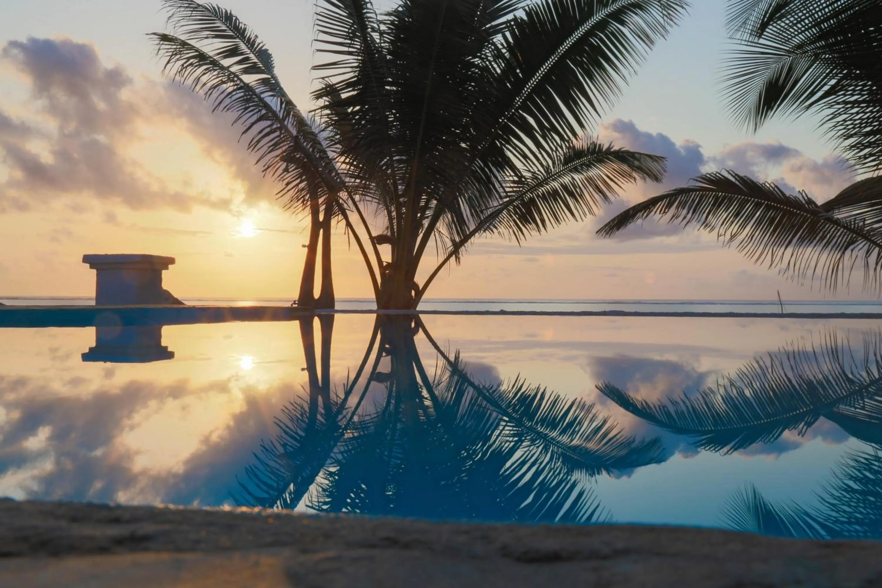 Swimming pool in Zanzibar Bahari Villas