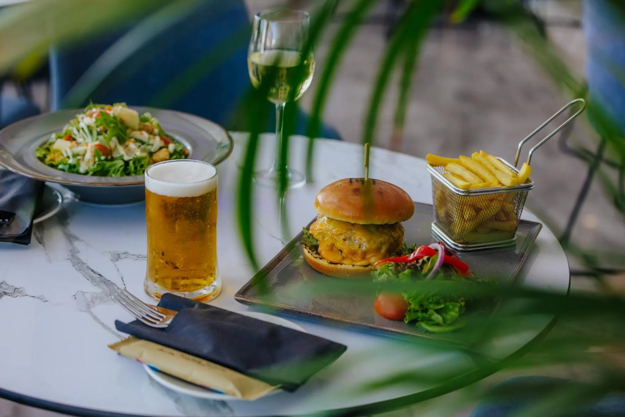 Food and drinks in River Rock Hotel