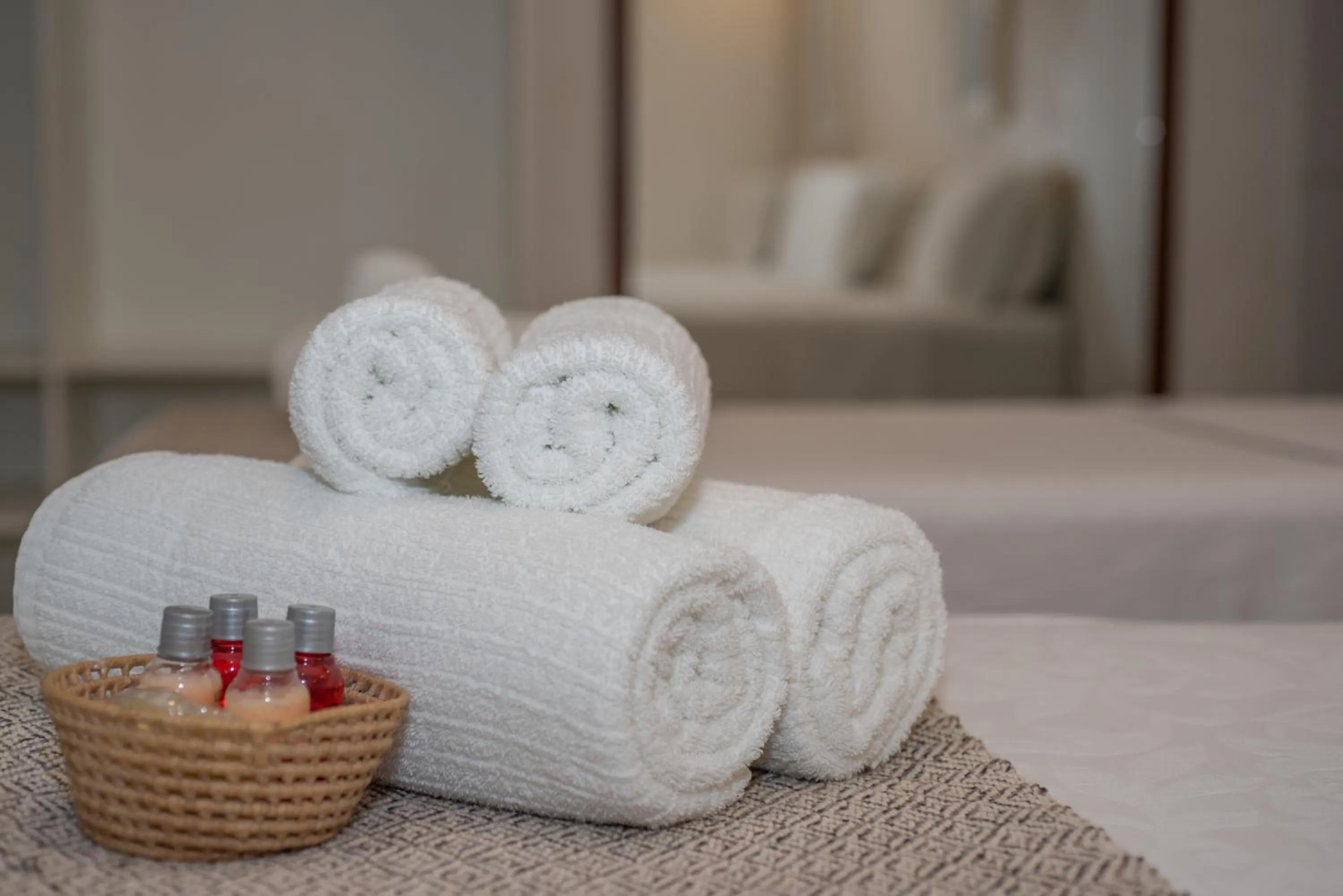 towels, Bed in Pousada Malibu