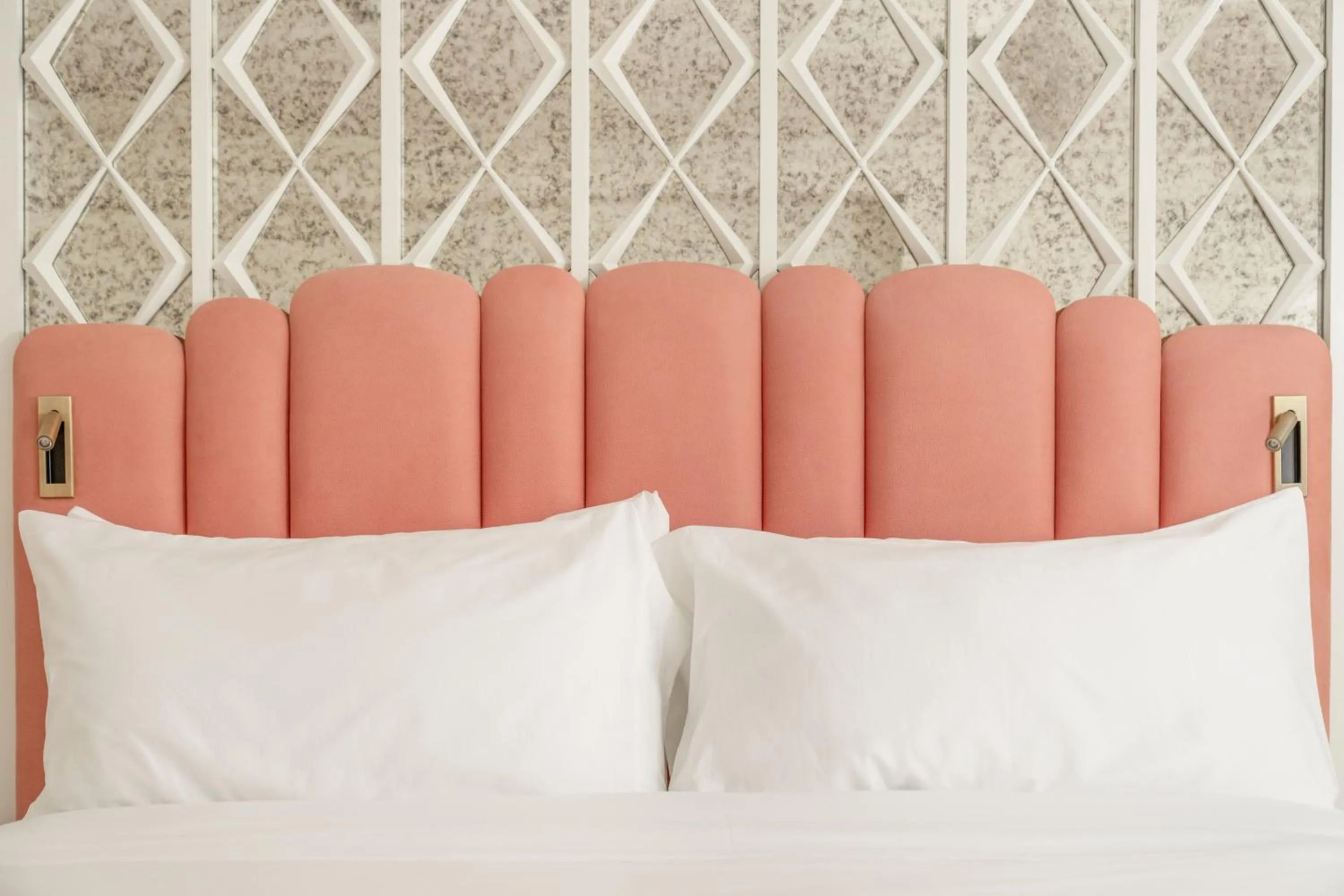 Bed in Palm House Hotel Palm Beach