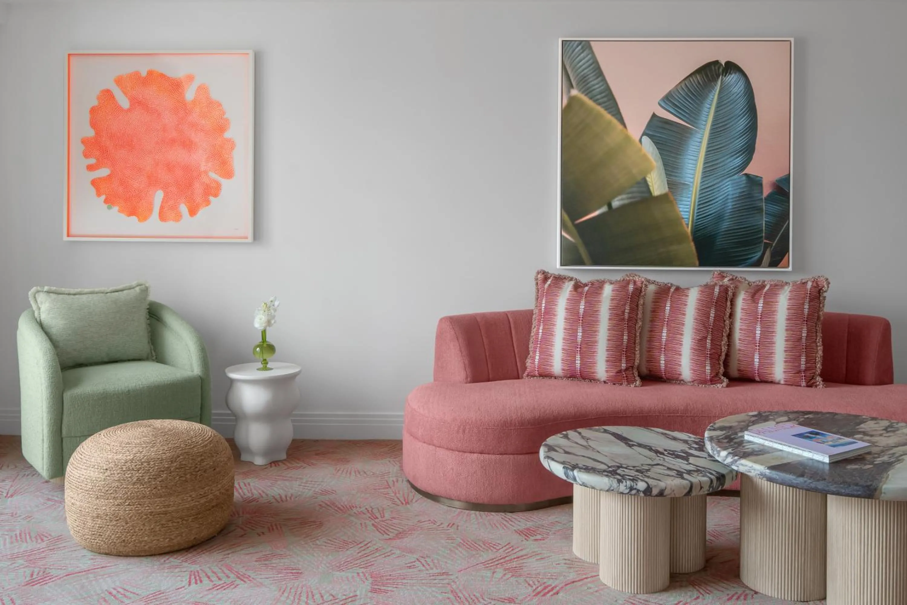 Living room in Palm House Hotel Palm Beach