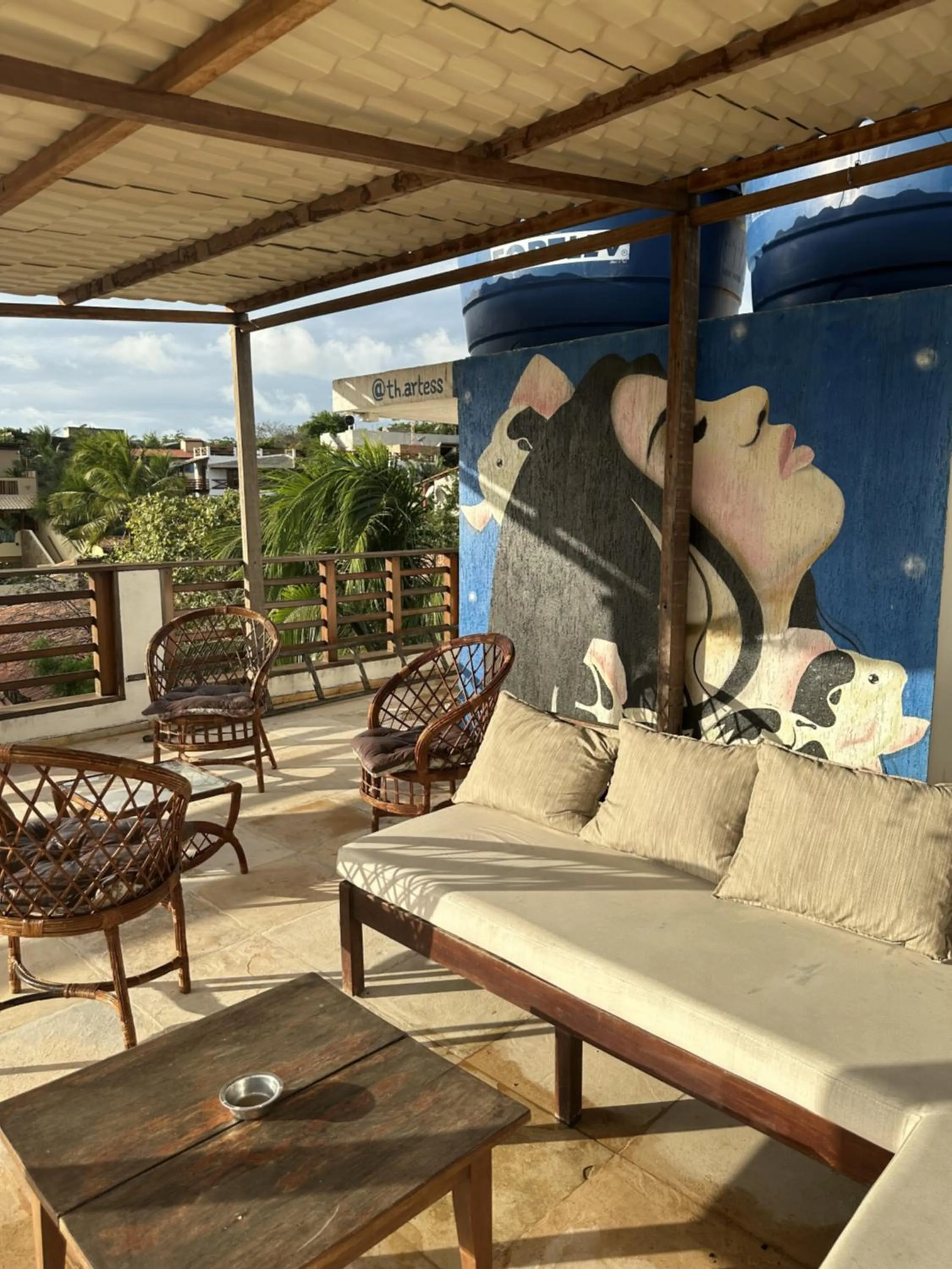 Balcony/Terrace in Pousada Isabel Araújo