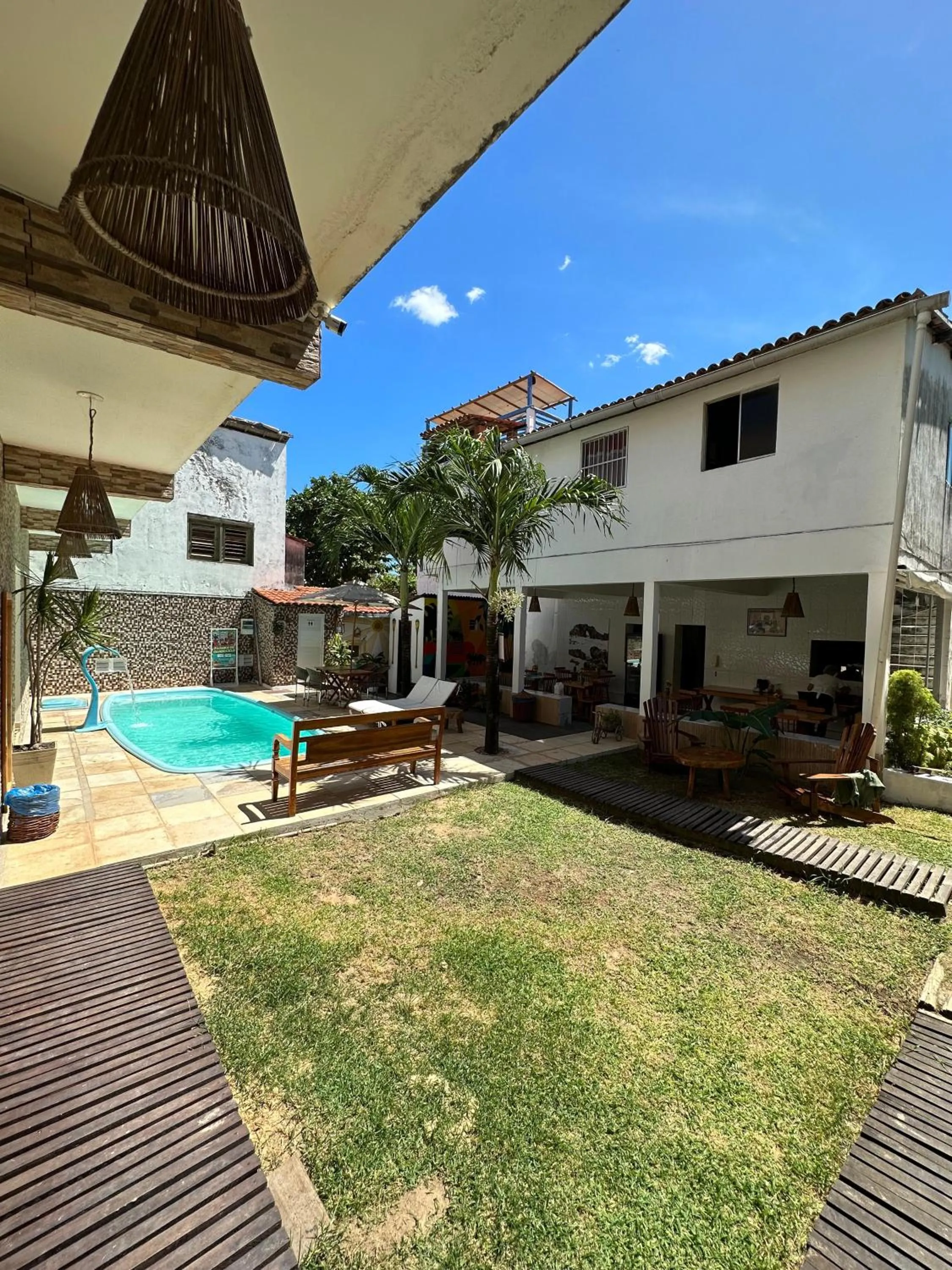 Swimming pool in Pousada Isabel Araújo