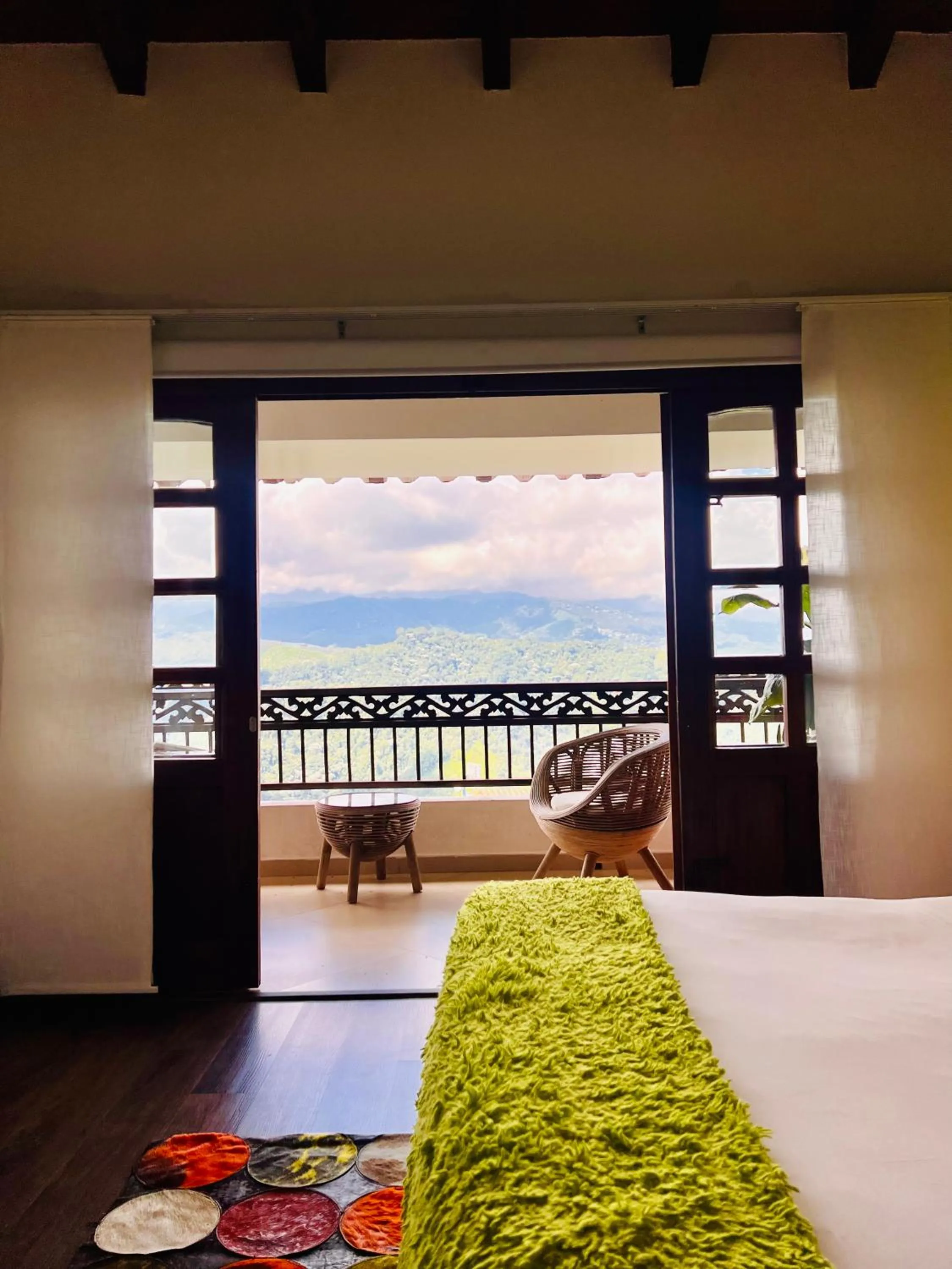 Natural landscape, Bed in Hotel Reserva Monarca