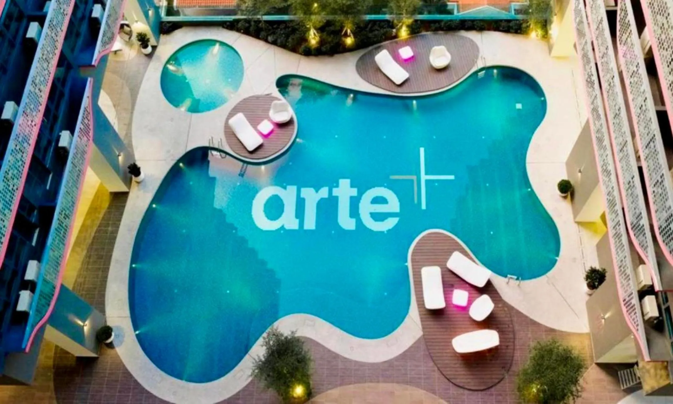 Pool view in ARTE Plus, Jalan Ampang