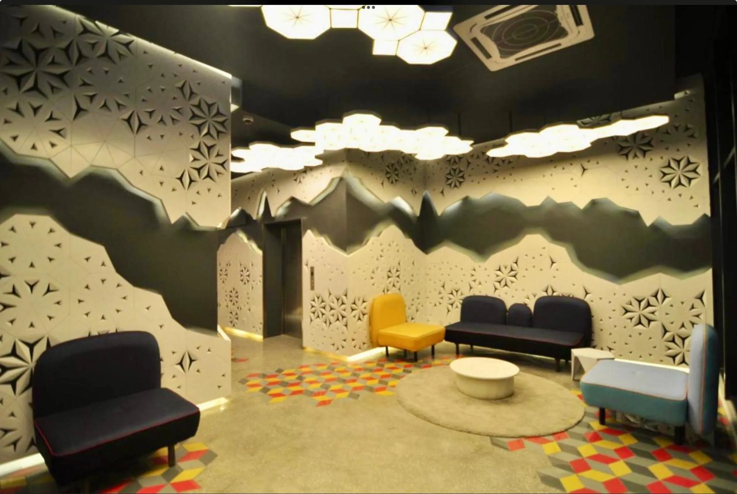 Seating area in ARTE Plus, Jalan Ampang