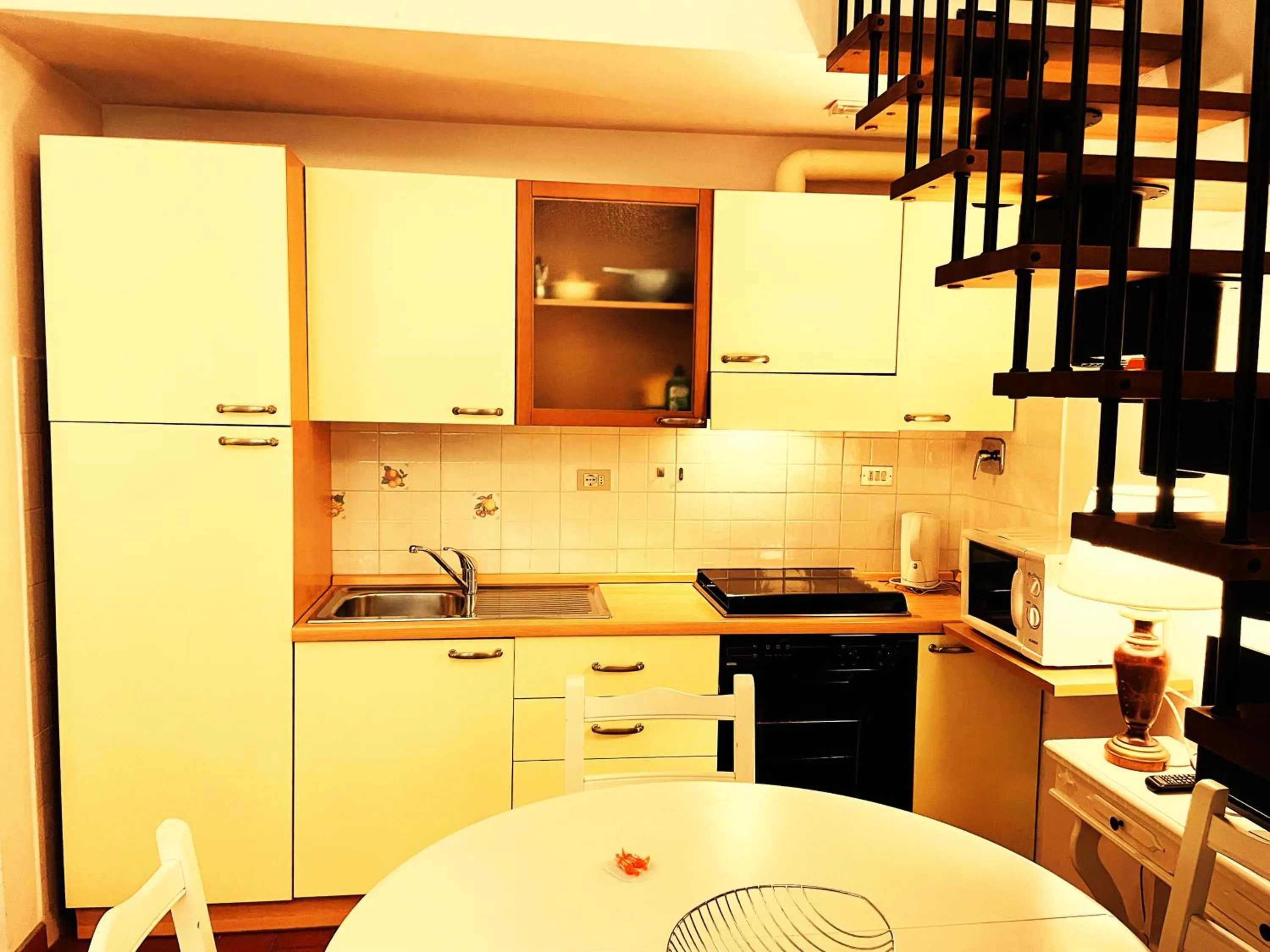 Kitchen or kitchenette in Hotel Residence La Contessina