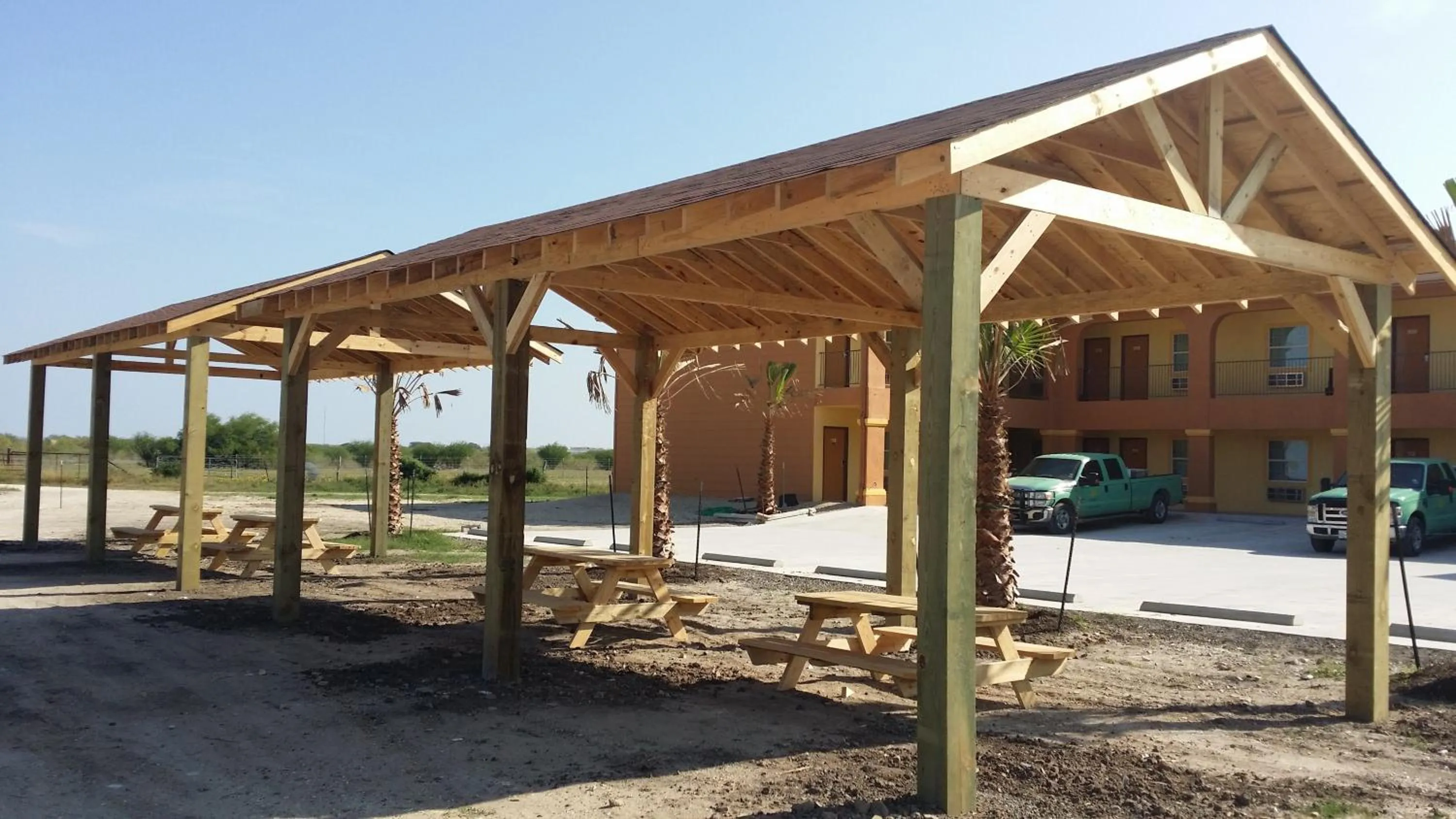 Patio in Texan Inn and Suites Tilden