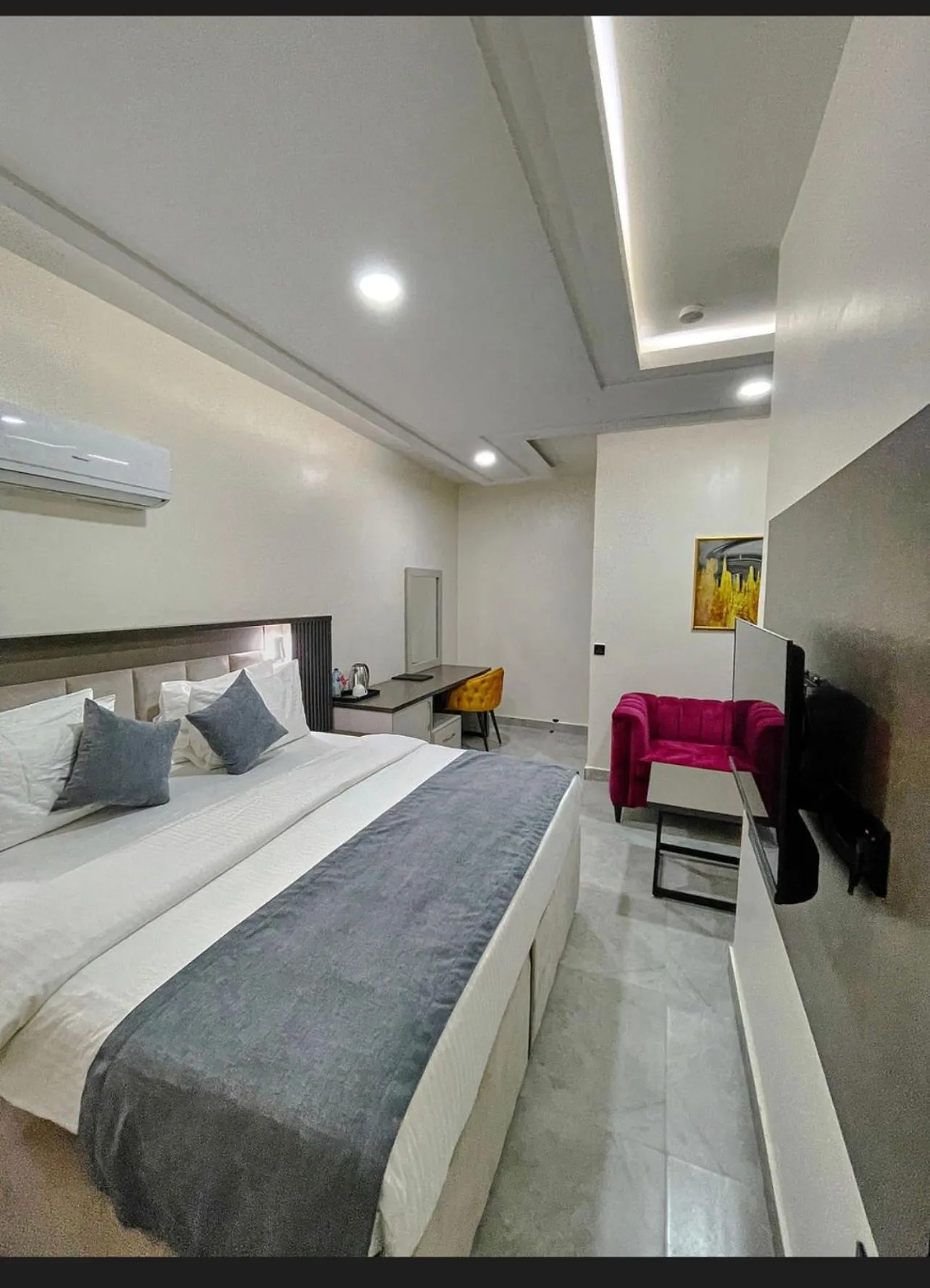 Bed in The Mayrock Hotel