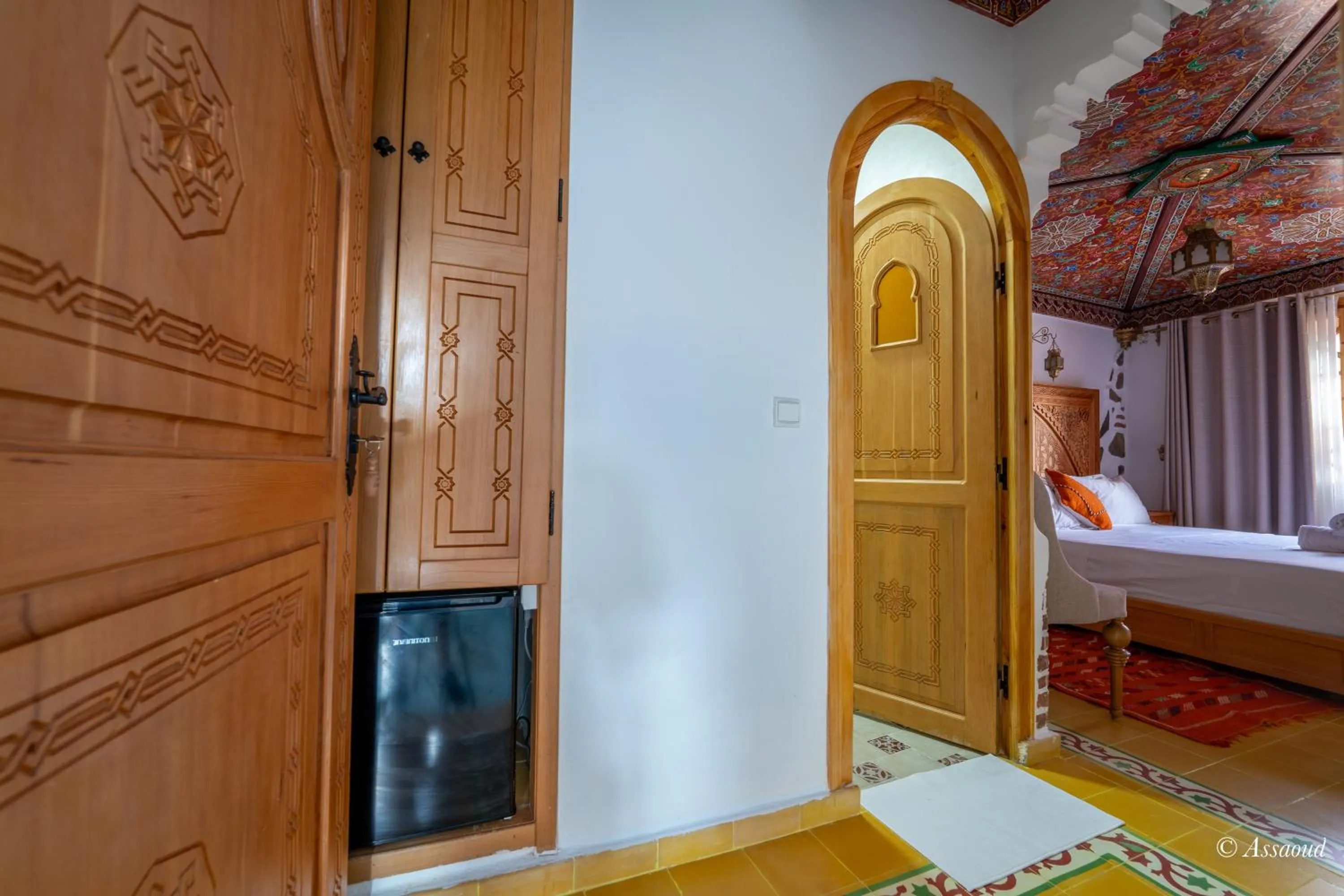 Bed in Riad ALHAMBRA