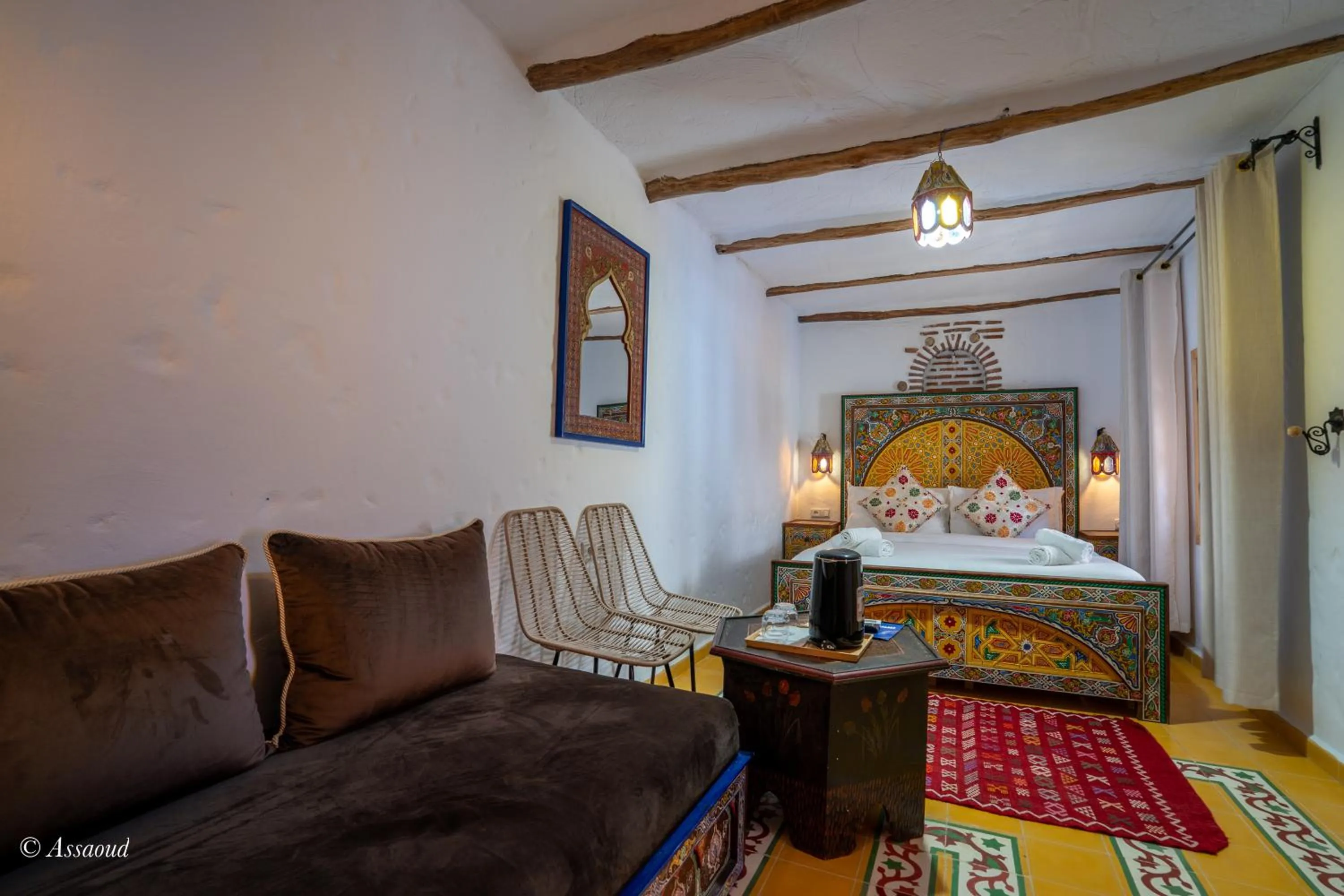 Double Room with Extra Bed in Riad ALHAMBRA