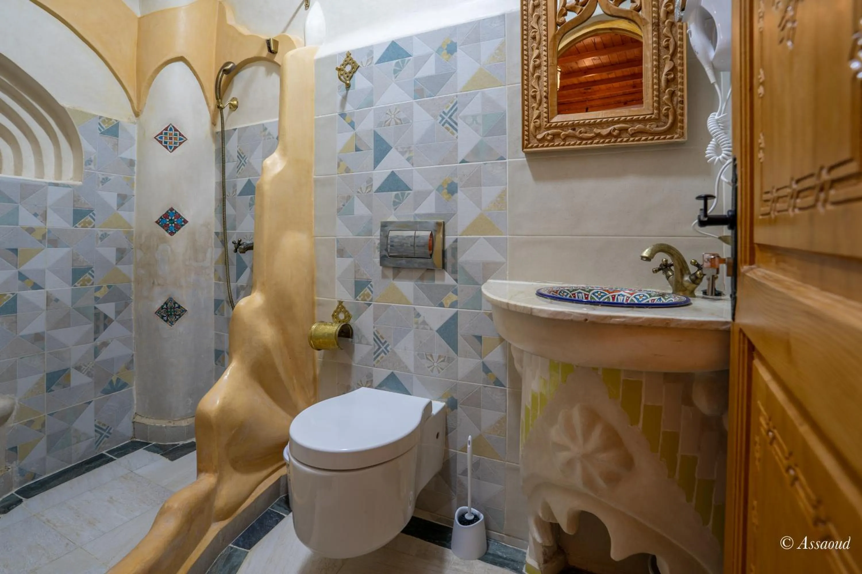 Shower in Riad ALHAMBRA