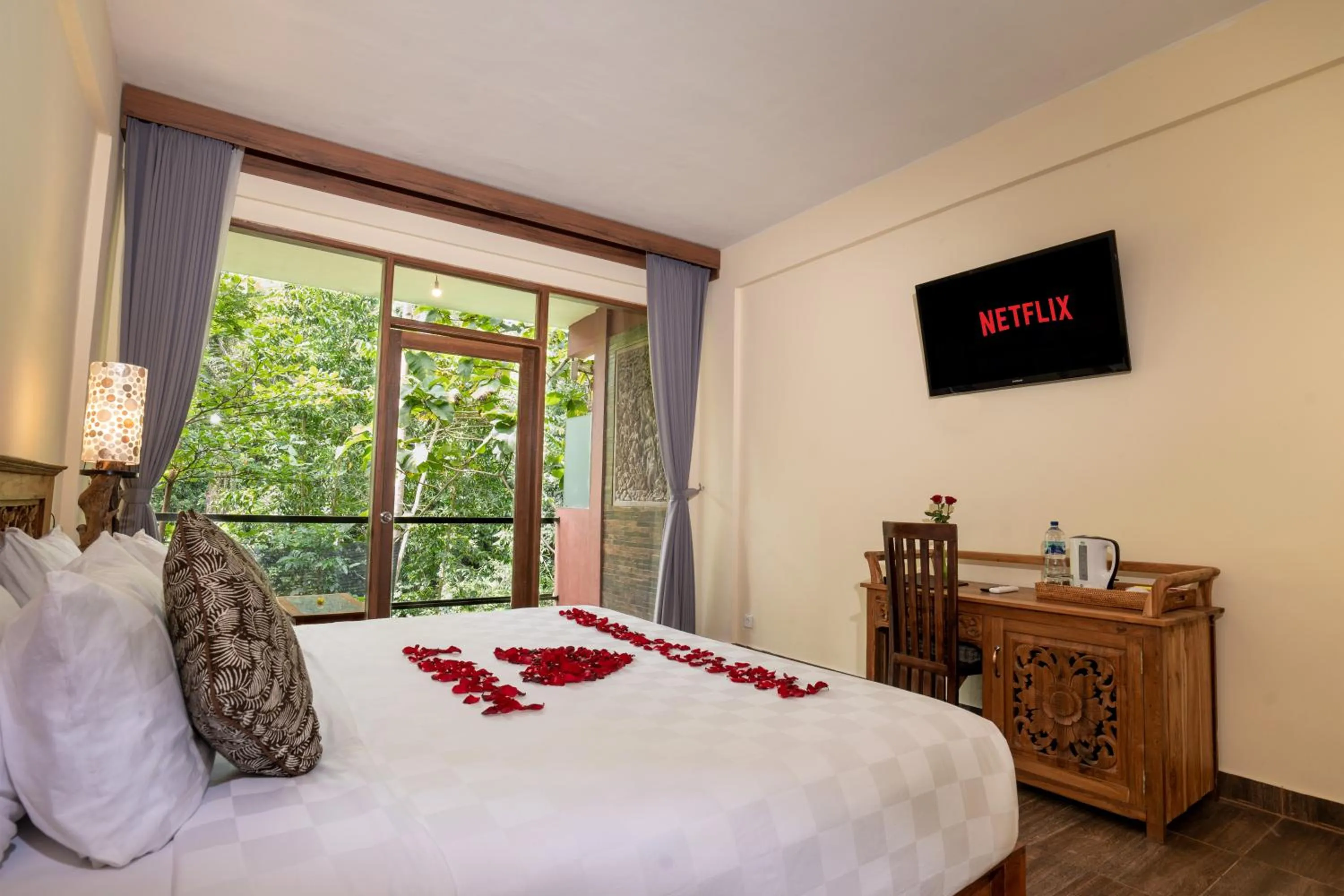 Bed in Umah Temuku Ubud