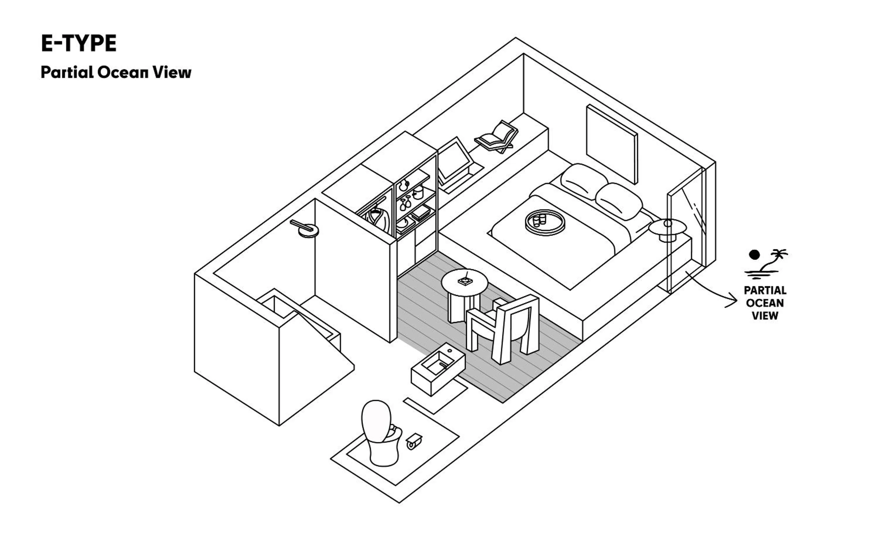 Floor plan in After Chapter Hotel Gwanganri