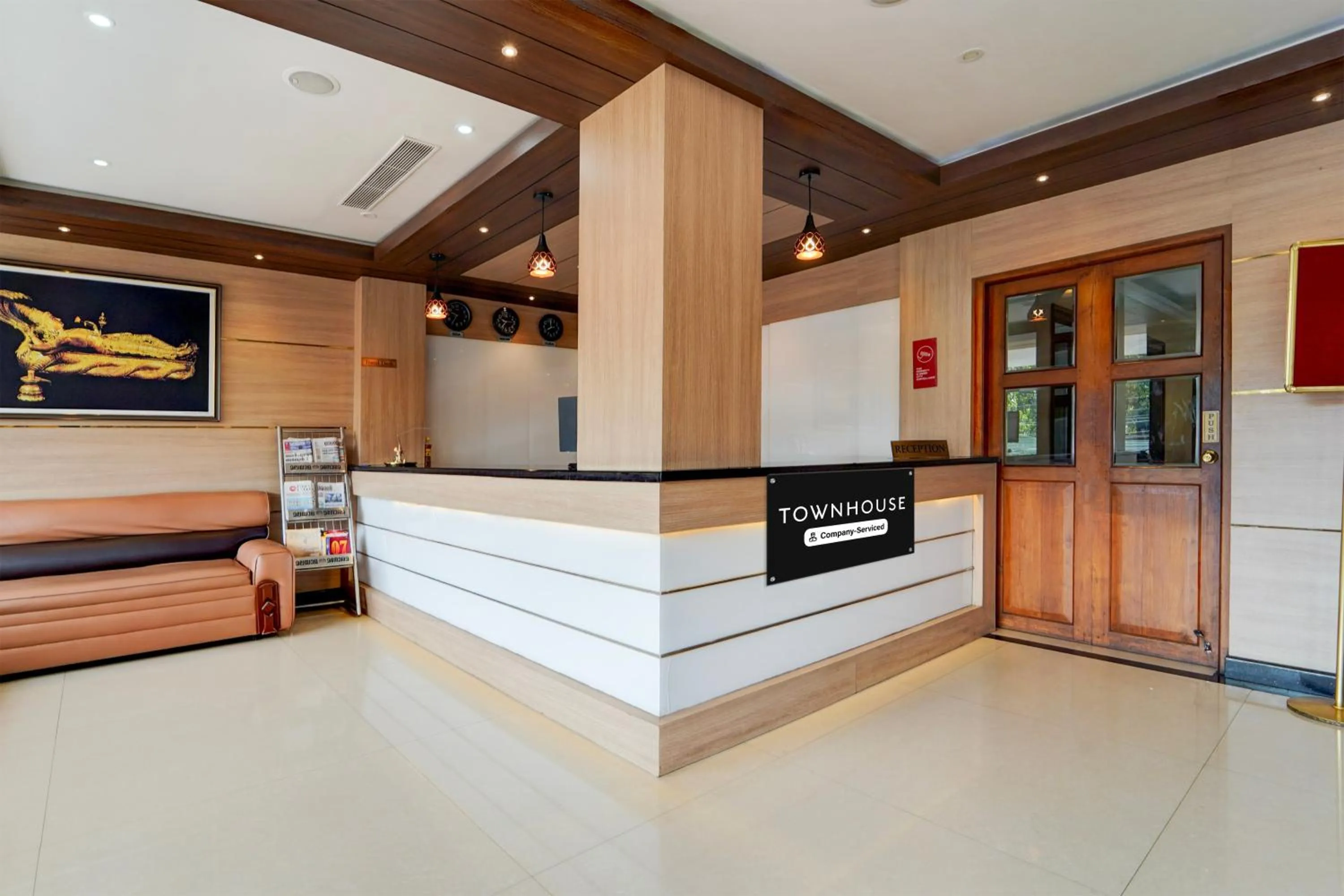 Lobby or reception in Super Townhouse MG Road Trivandrum Formerly Nandanam Park