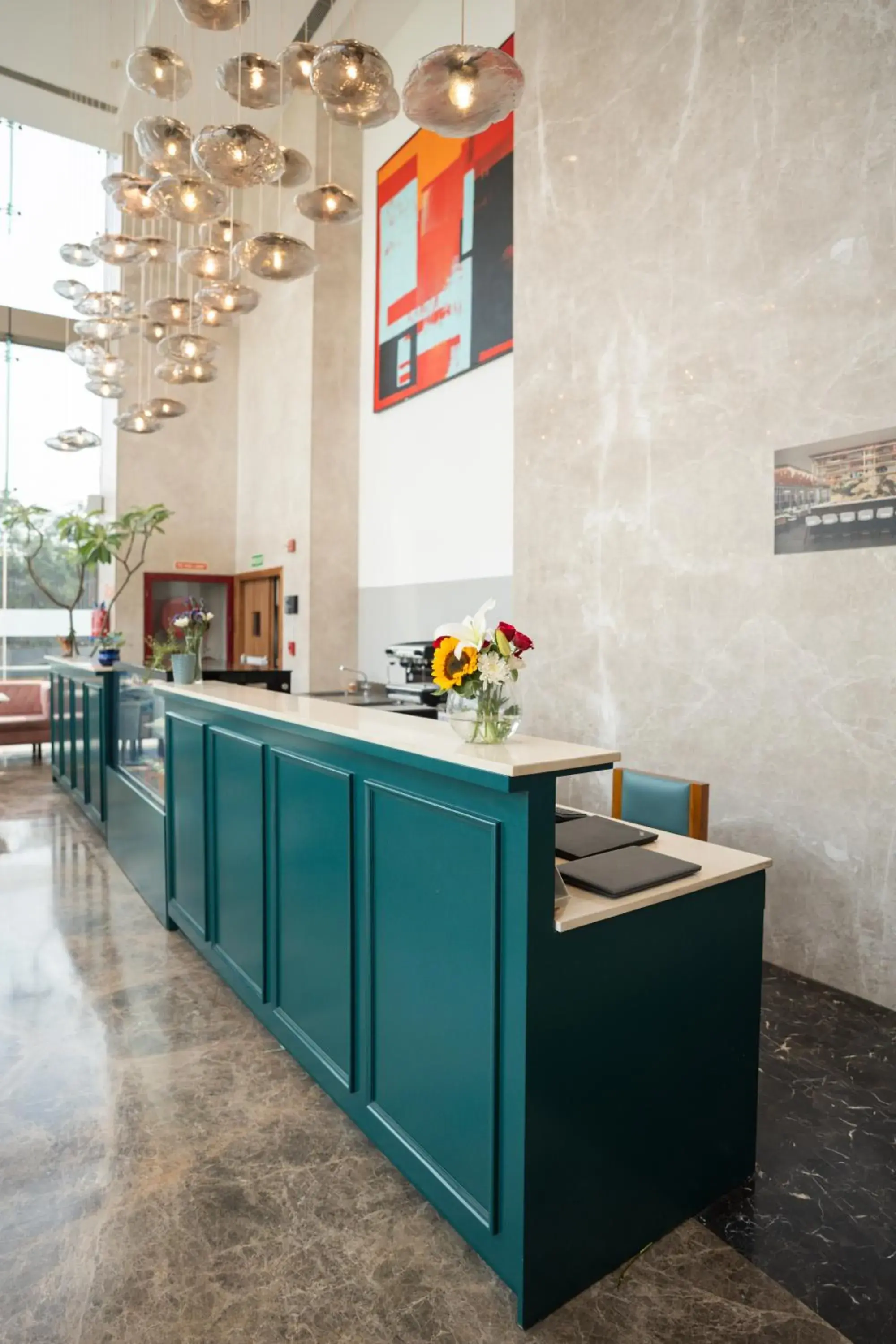 Lobby or reception in AR Suites KLJ Square Lobby or reception in AR Suites KLJ Square