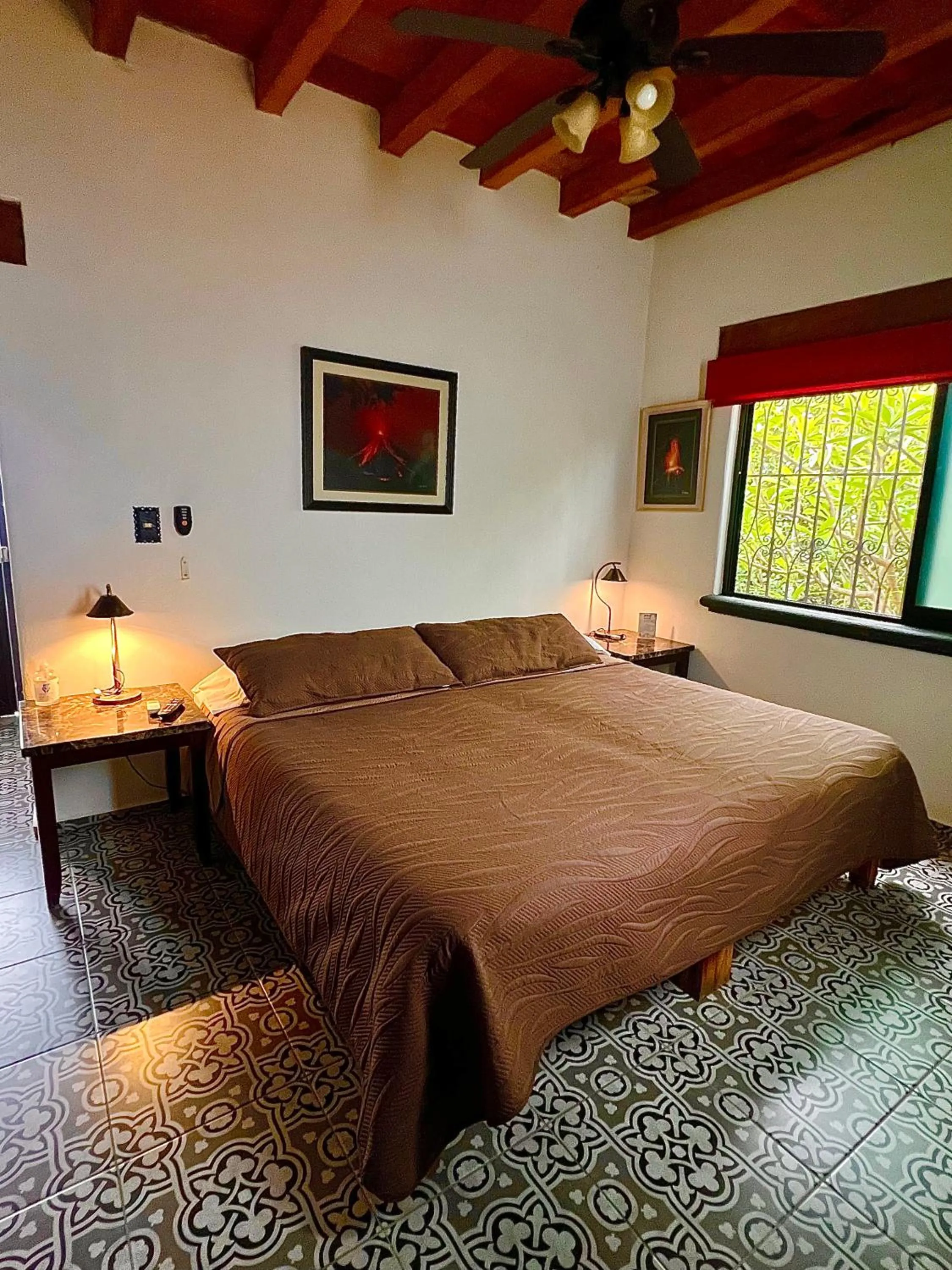 Bed in Hotel Casa Alvarada