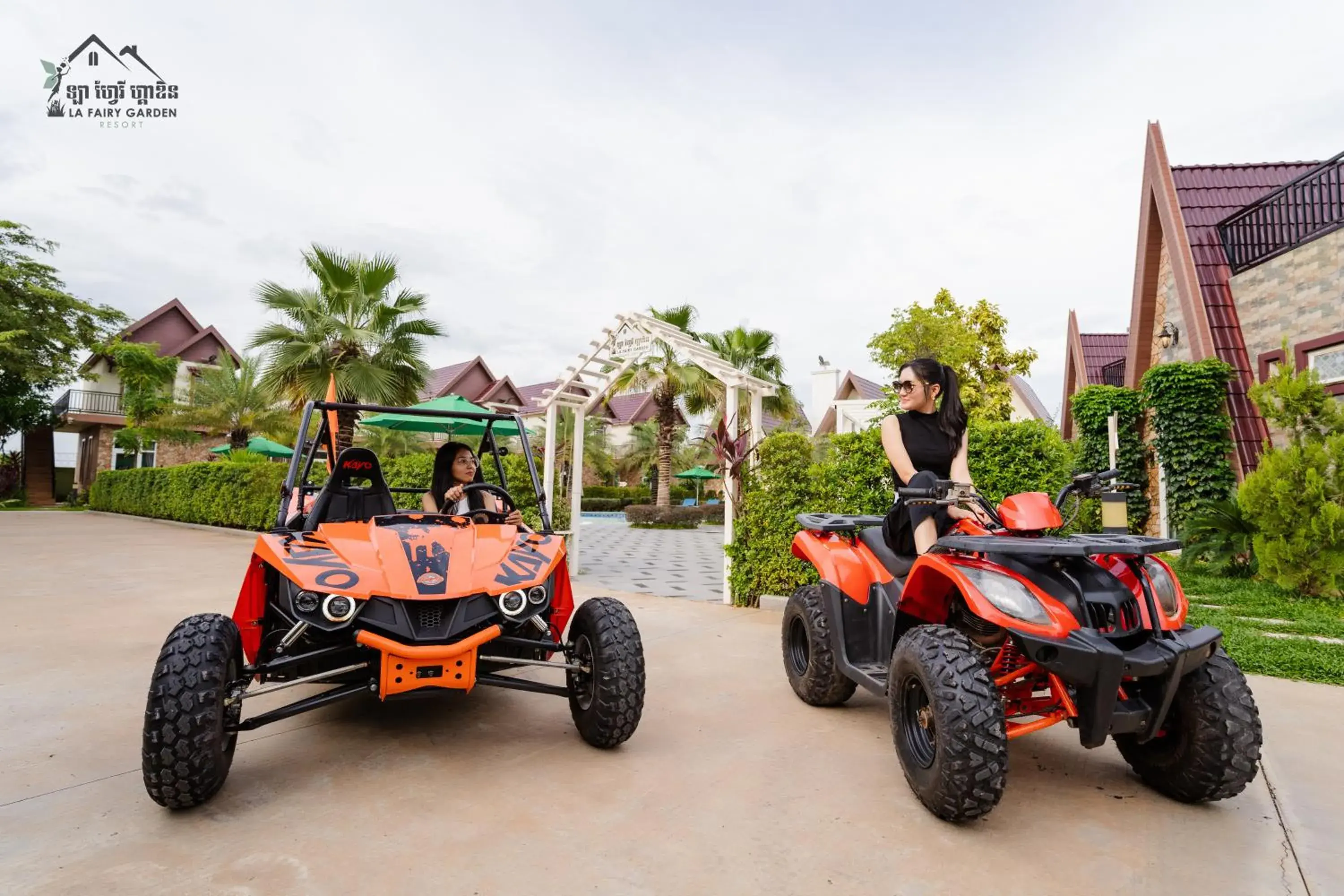 Property building in La Fairy Garden Resort Property building in La Fairy Garden Resort