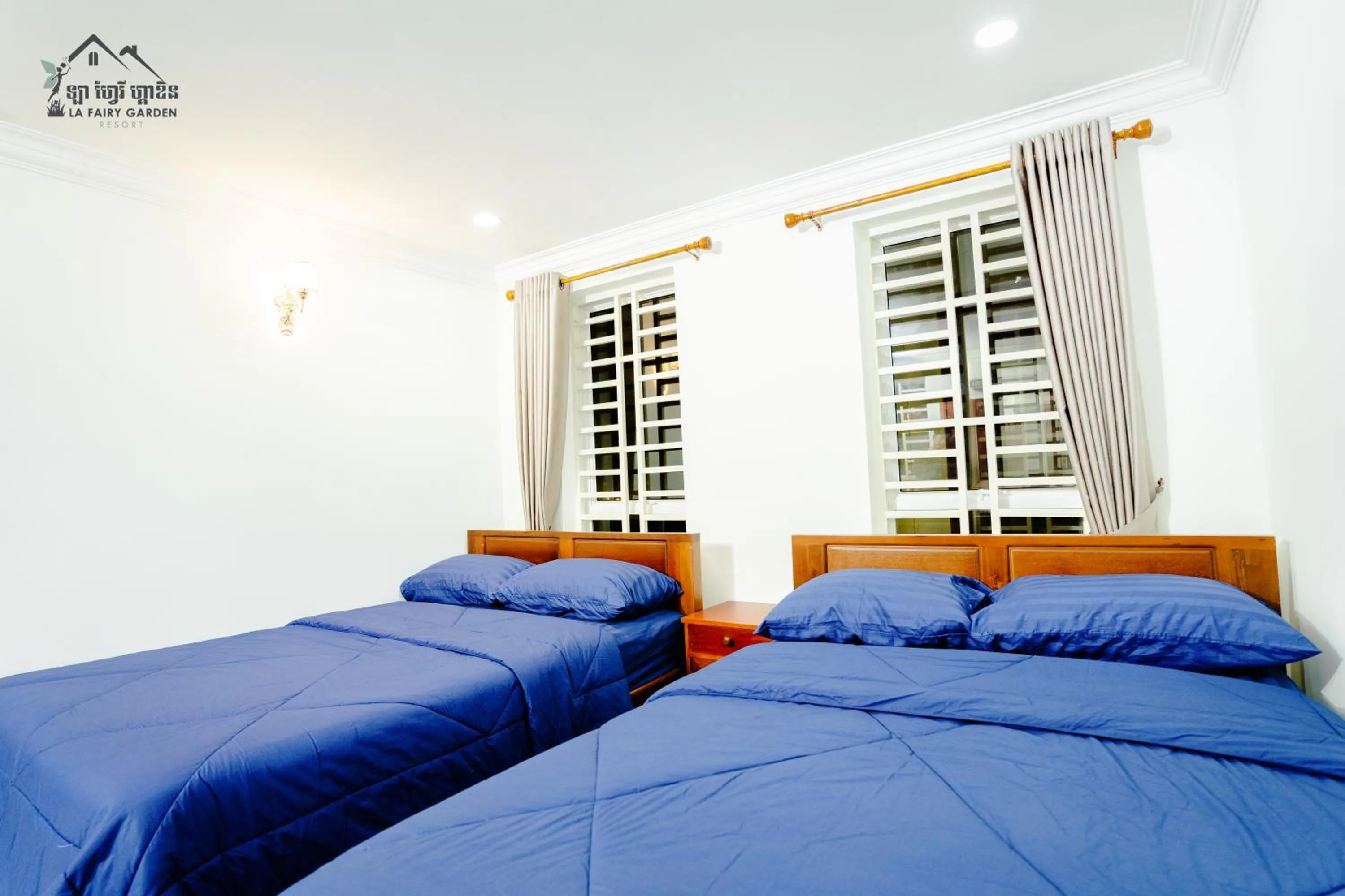 Bed in La Fairy Garden Resort