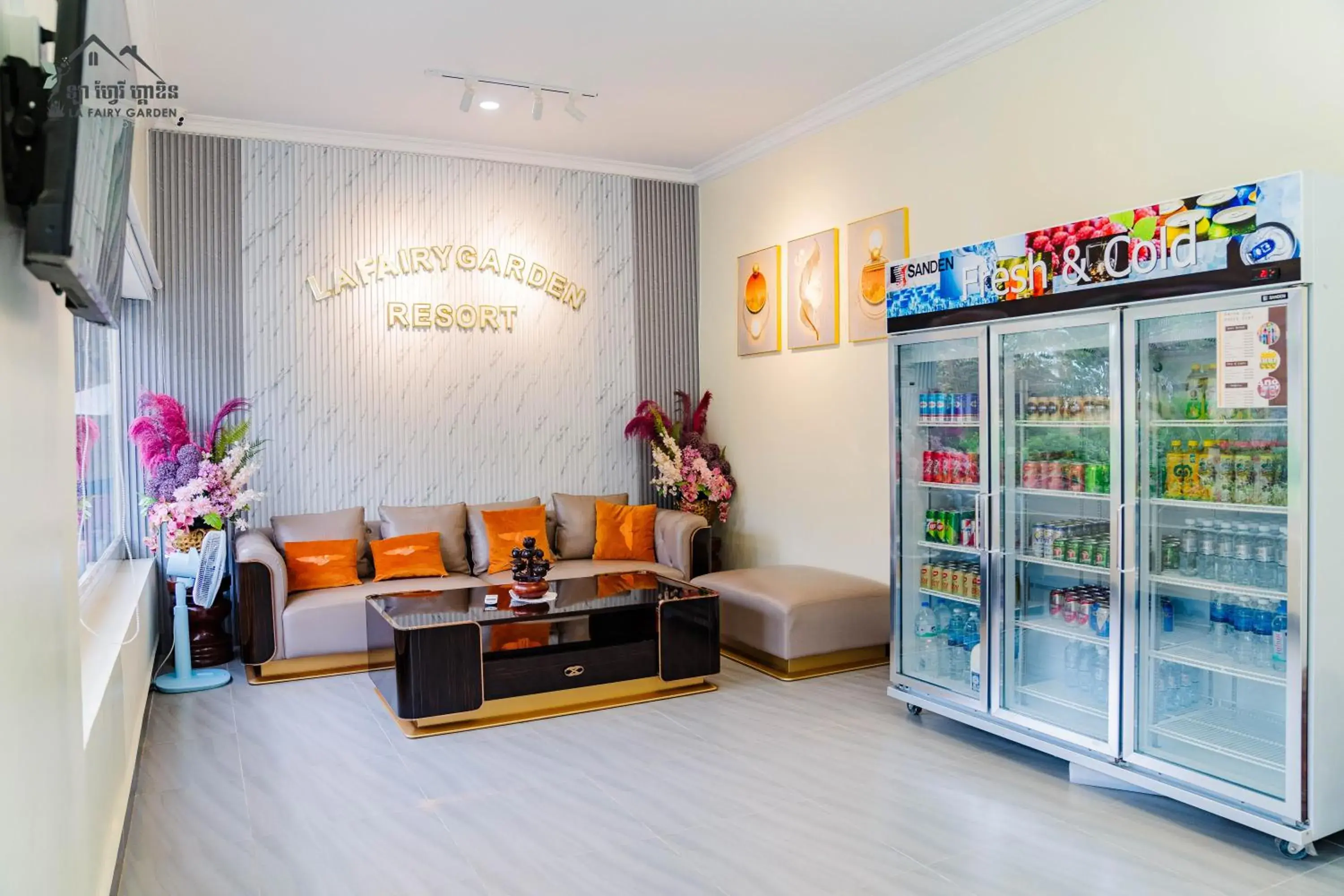 Living room in La Fairy Garden Resort Living room in La Fairy Garden Resort