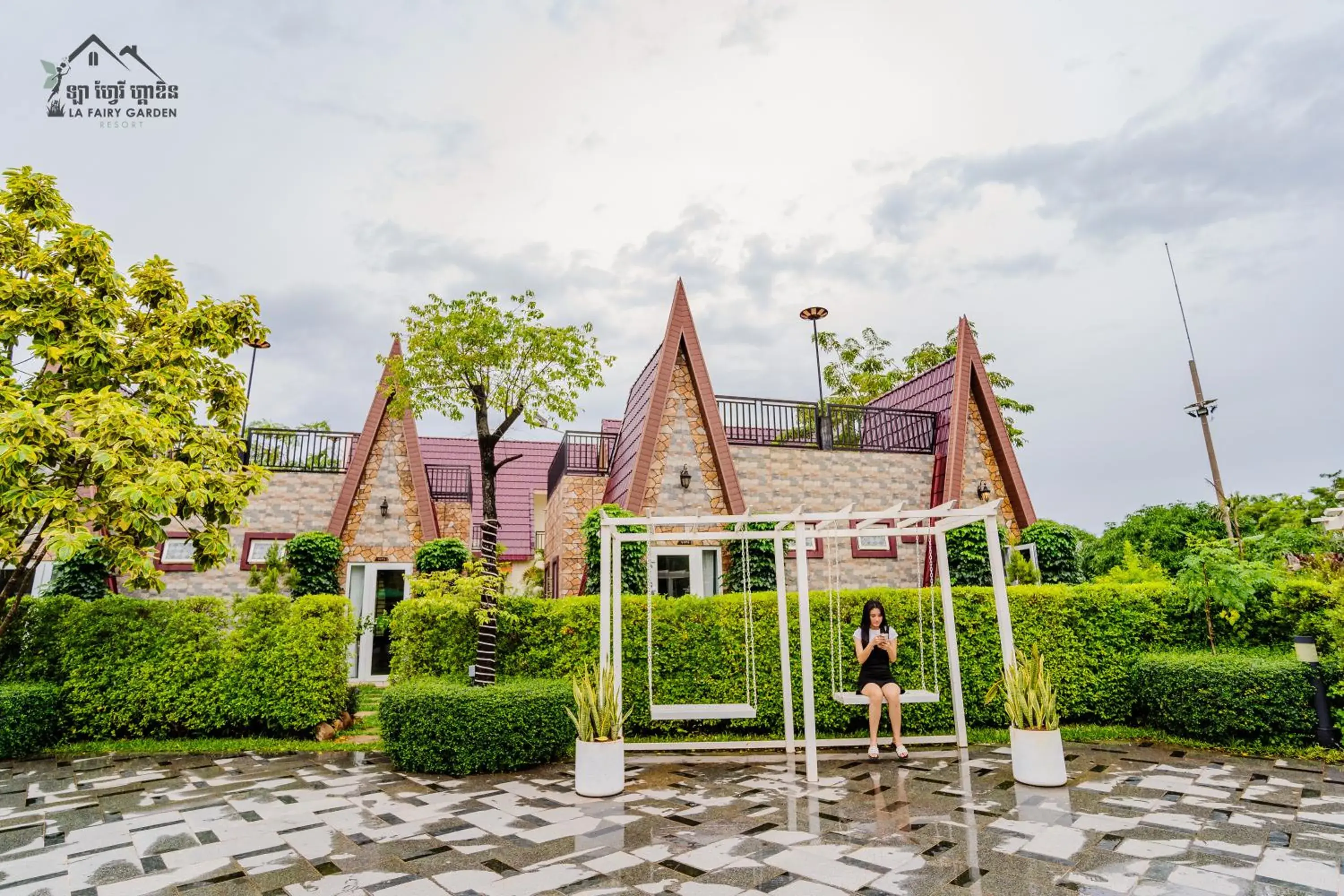 Property building in La Fairy Garden Resort Property building in La Fairy Garden Resort