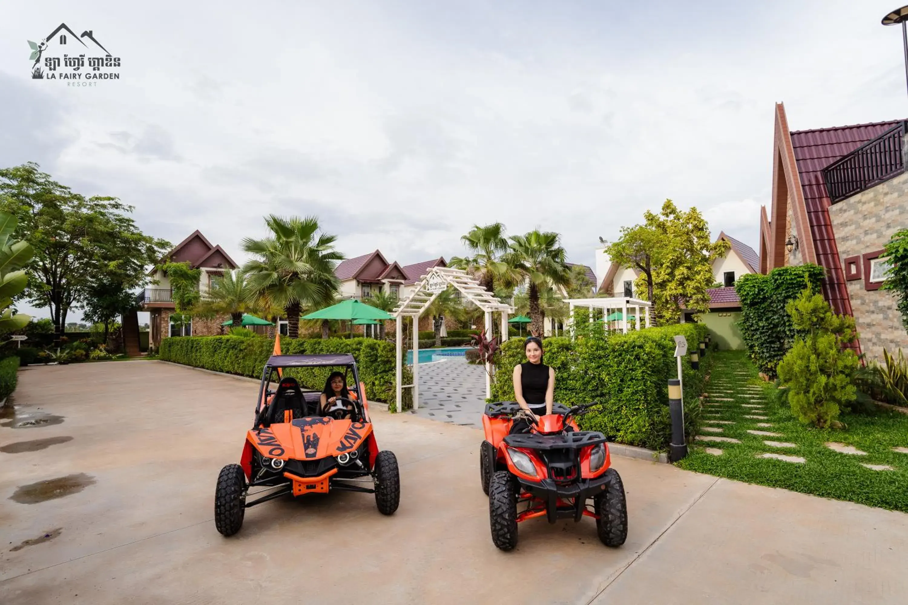 Property building in La Fairy Garden Resort Property building in La Fairy Garden Resort