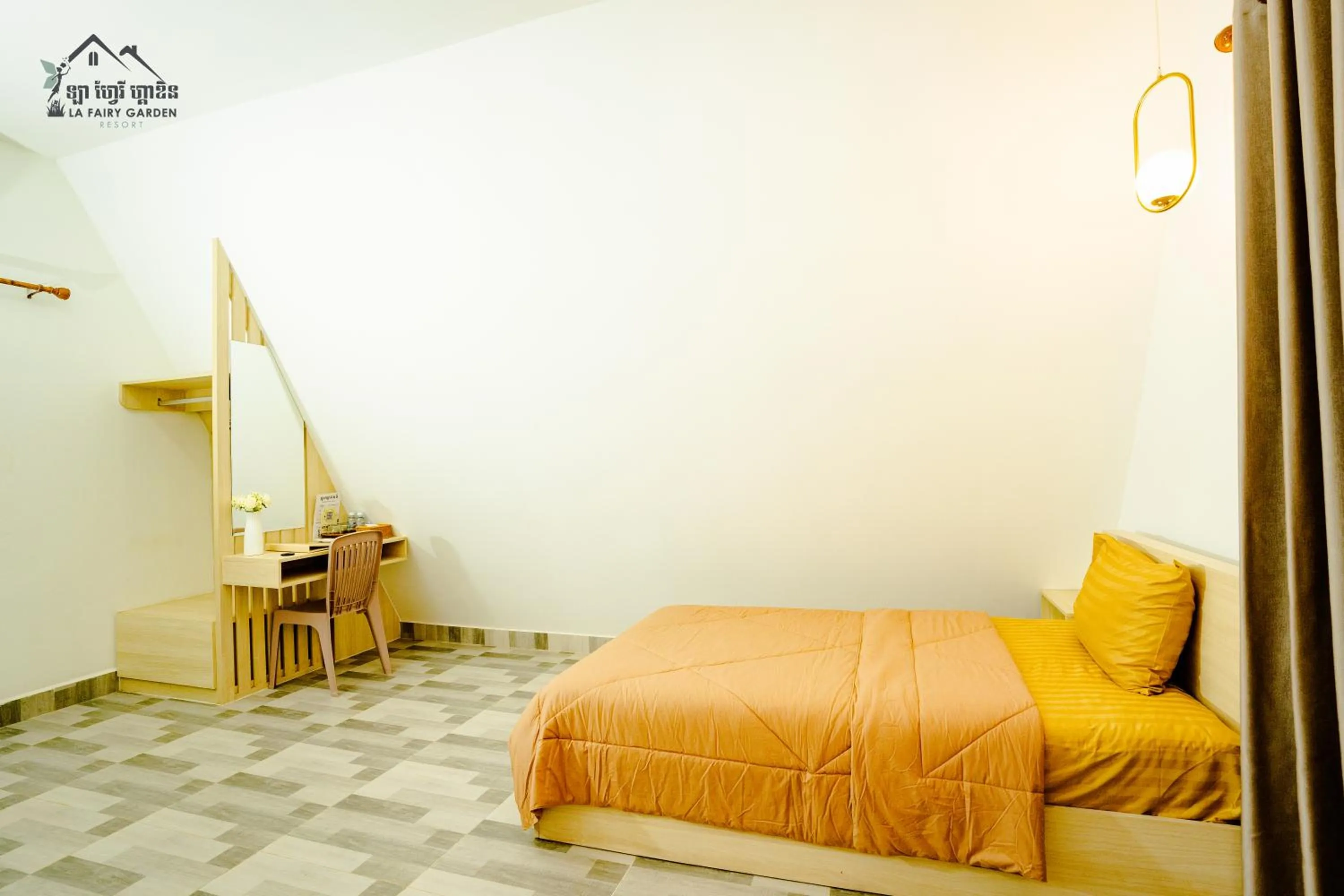 Bed in La Fairy Garden Resort