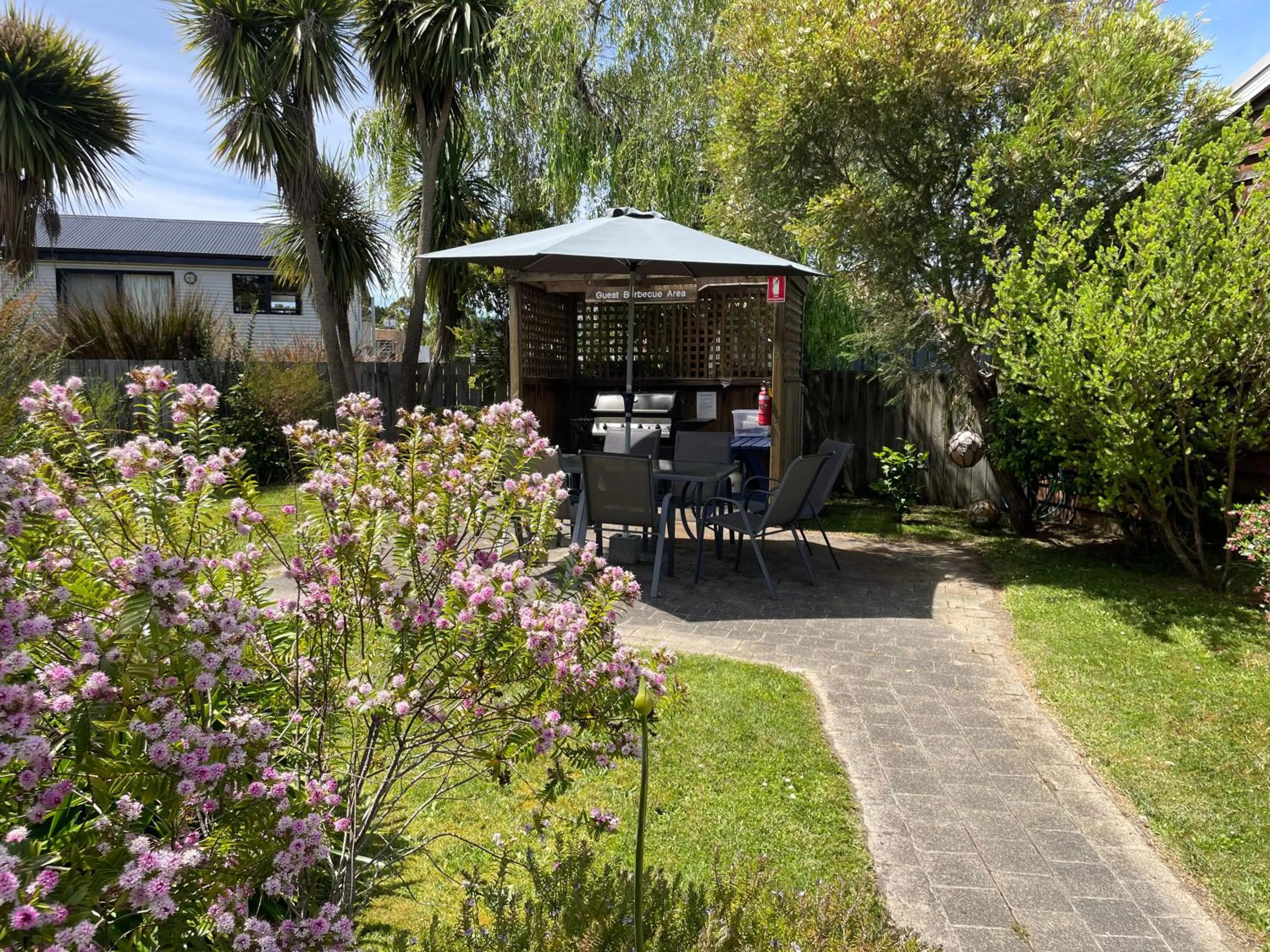 BBQ facilities in Castaway Holiday Apartments