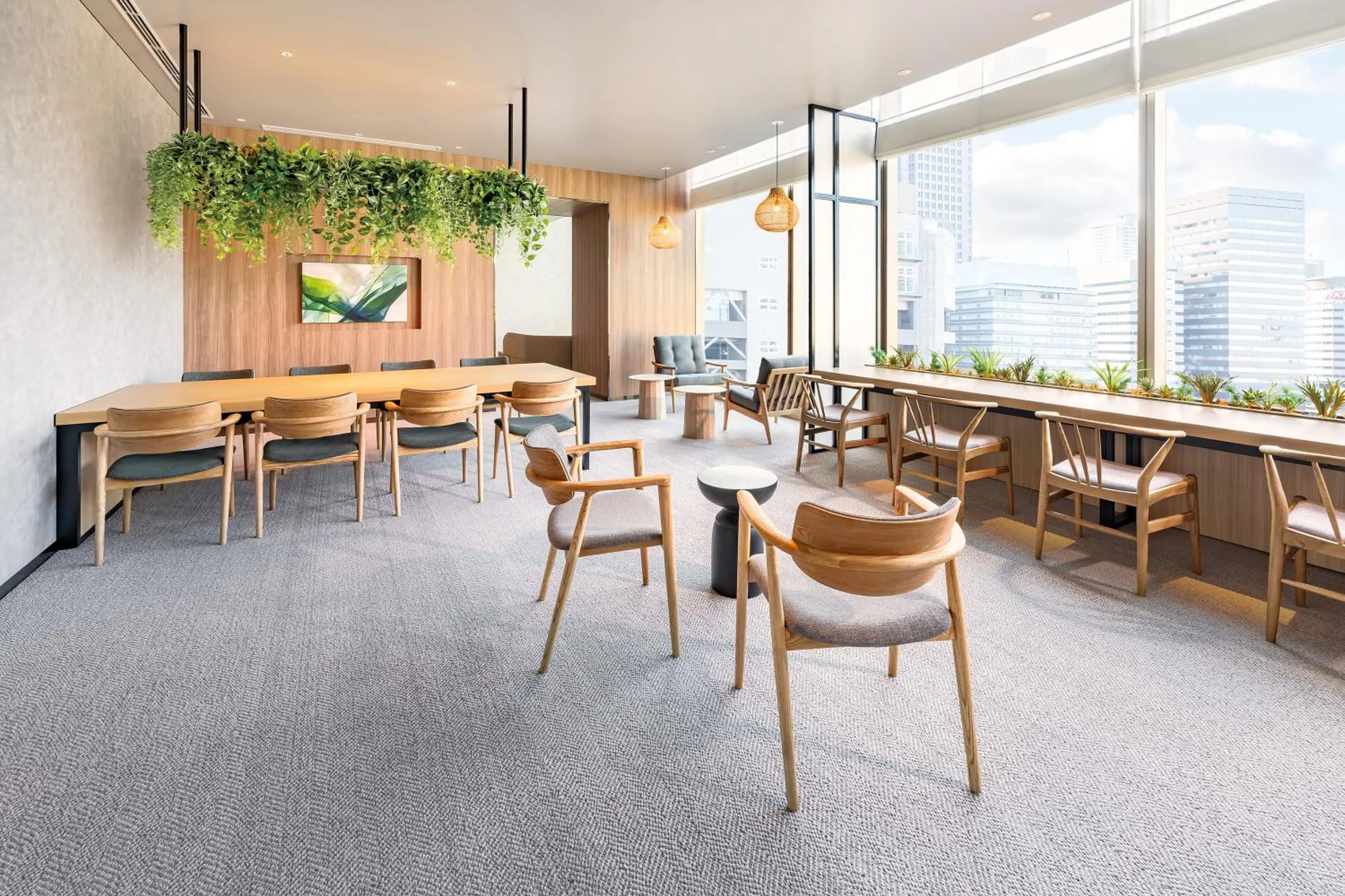 Communal lounge/ TV room in Hotel Hankyu GRAN RESPIRE OSAKA