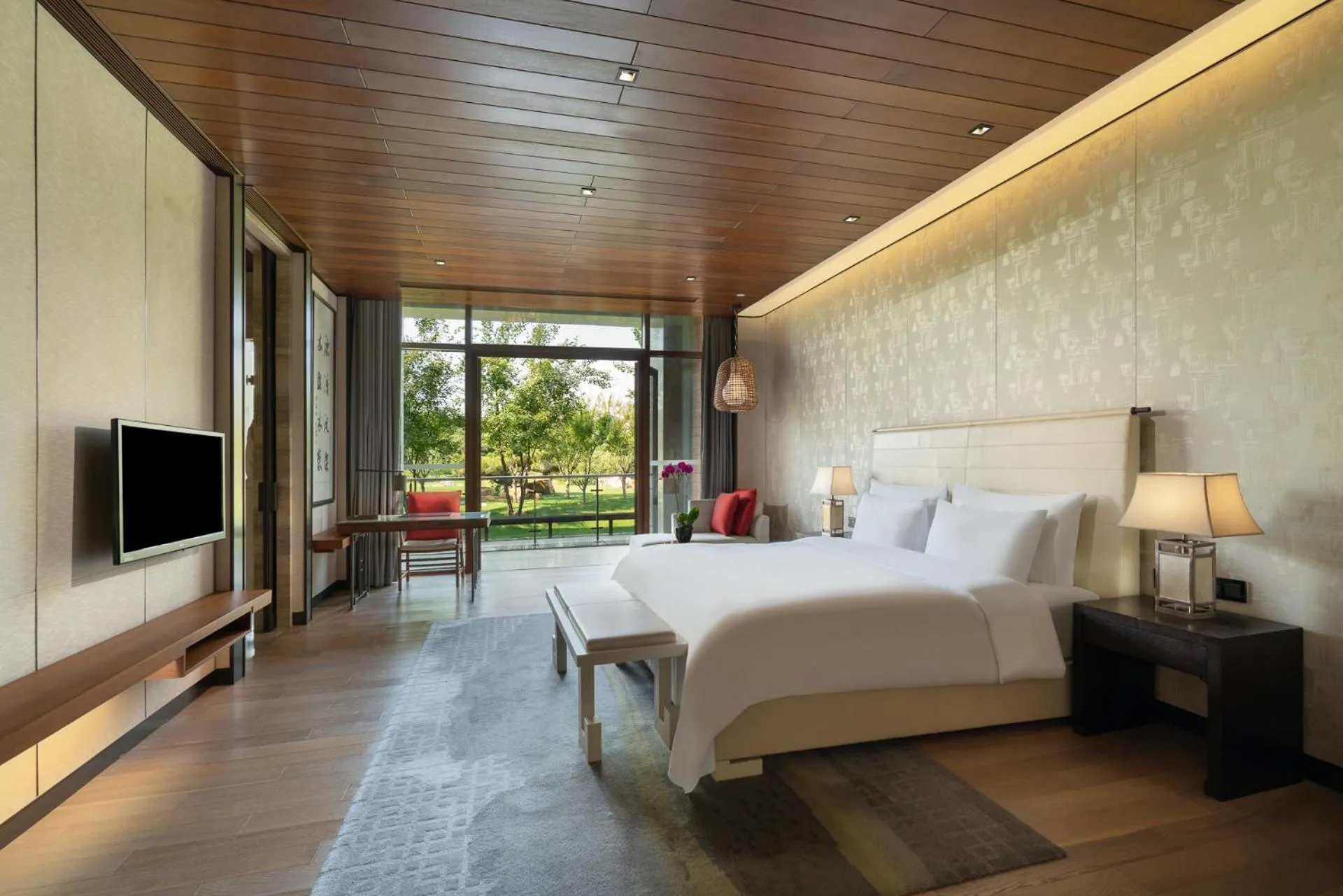 Bed in Yanqi Hotel, Managed by Kempinski