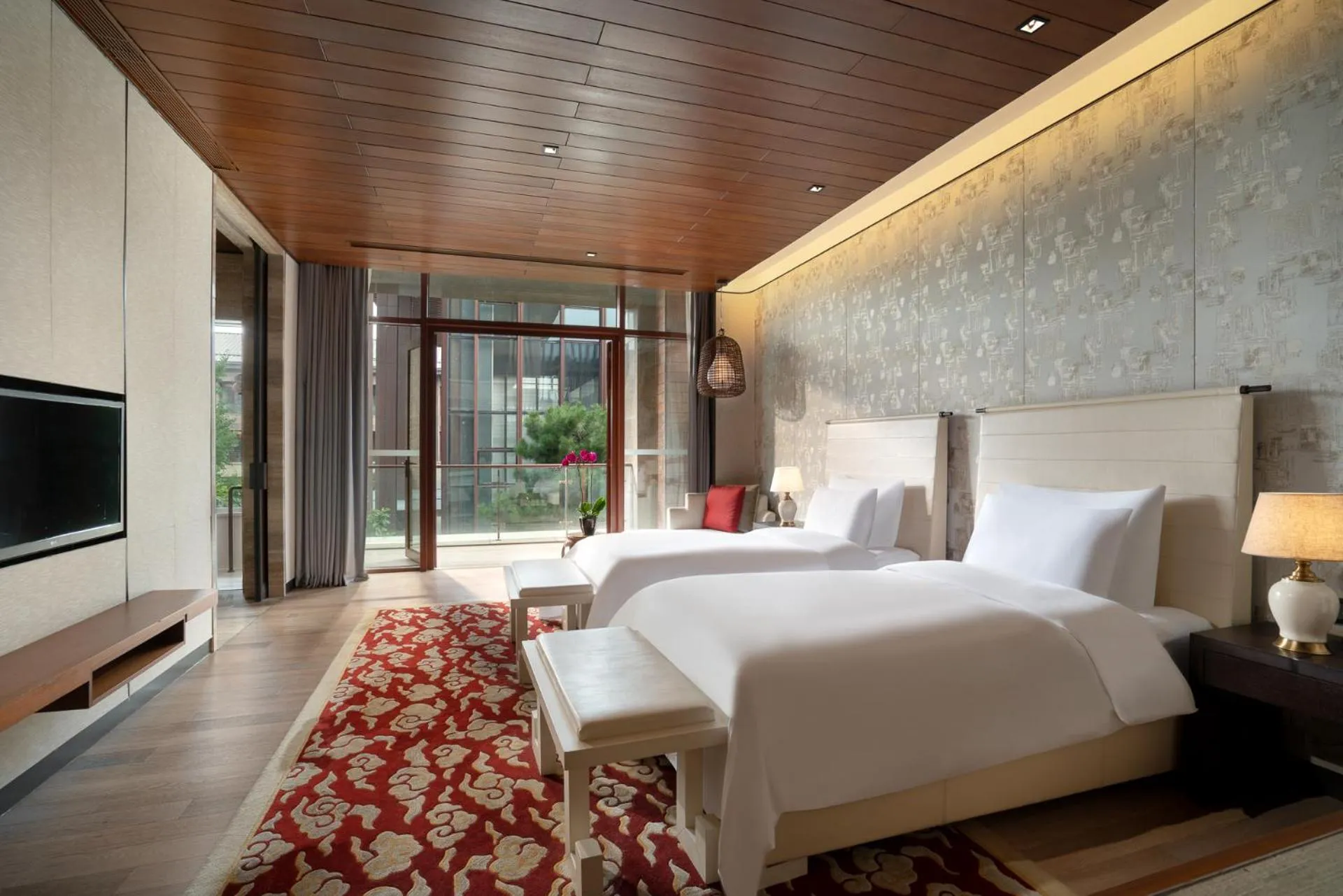 Bed in Yanqi Hotel, Managed by Kempinski
