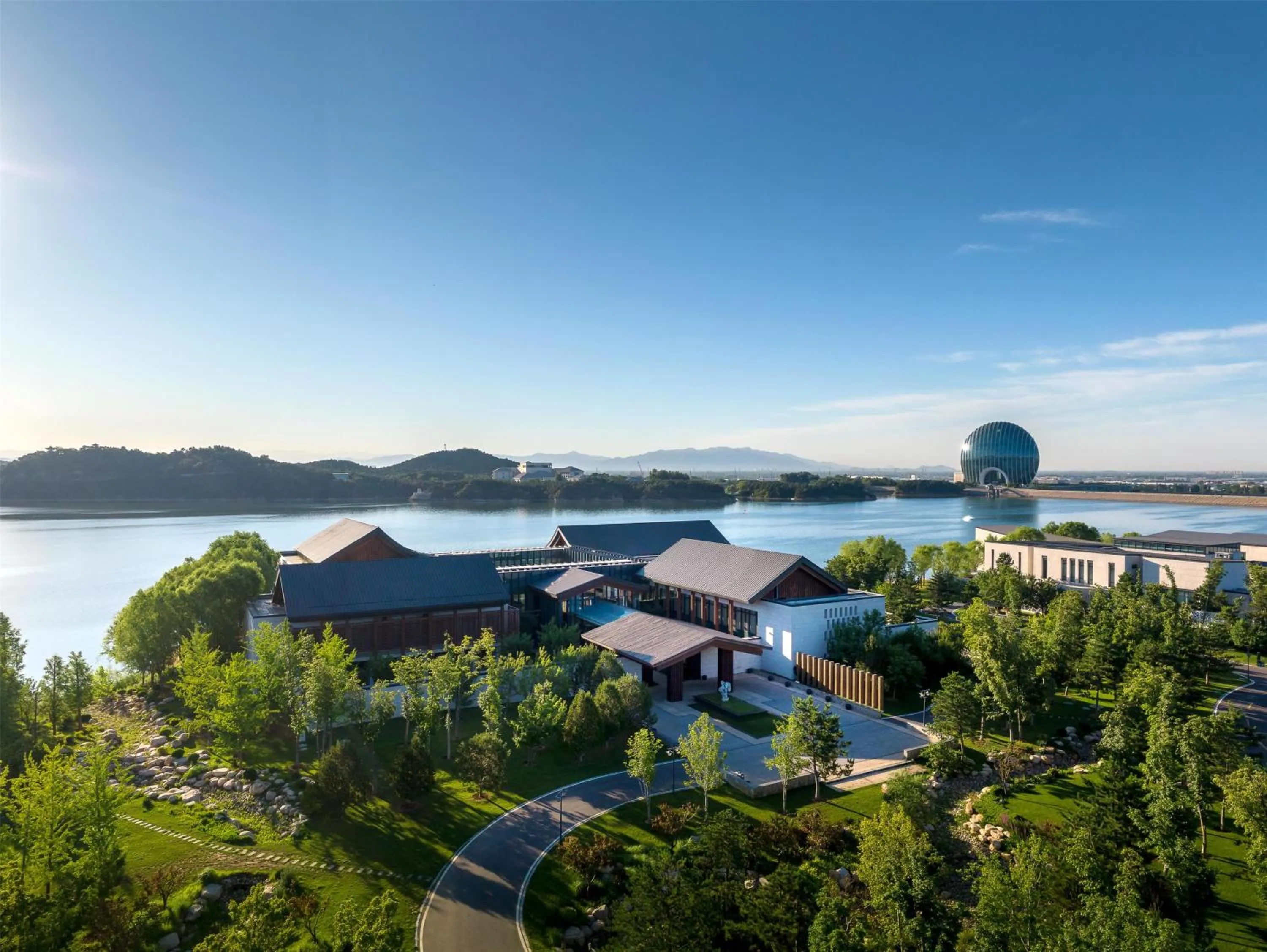 Property building in Yanqi Hotel, Managed by Kempinski