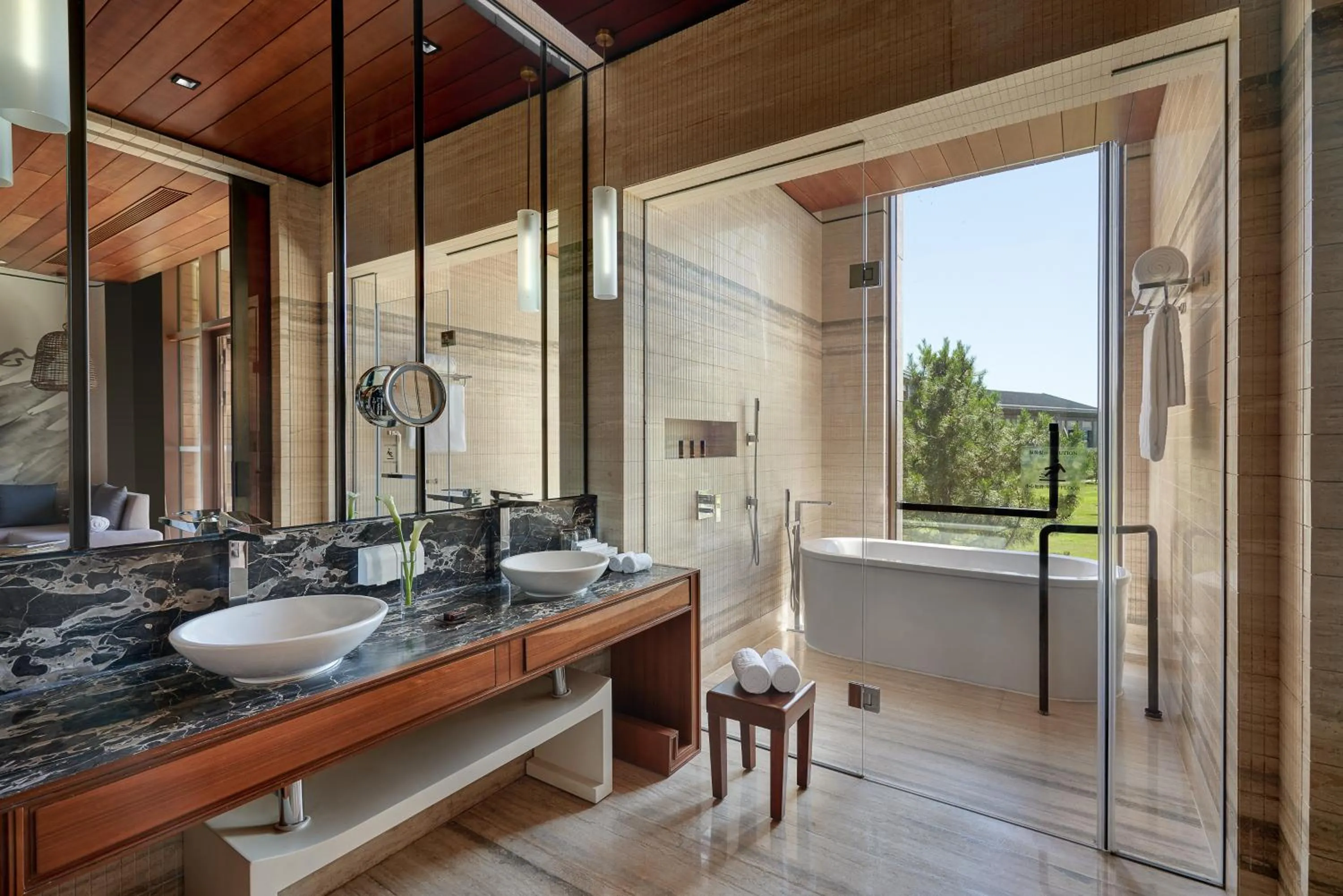 Shower in Yanqi Hotel, Managed by Kempinski