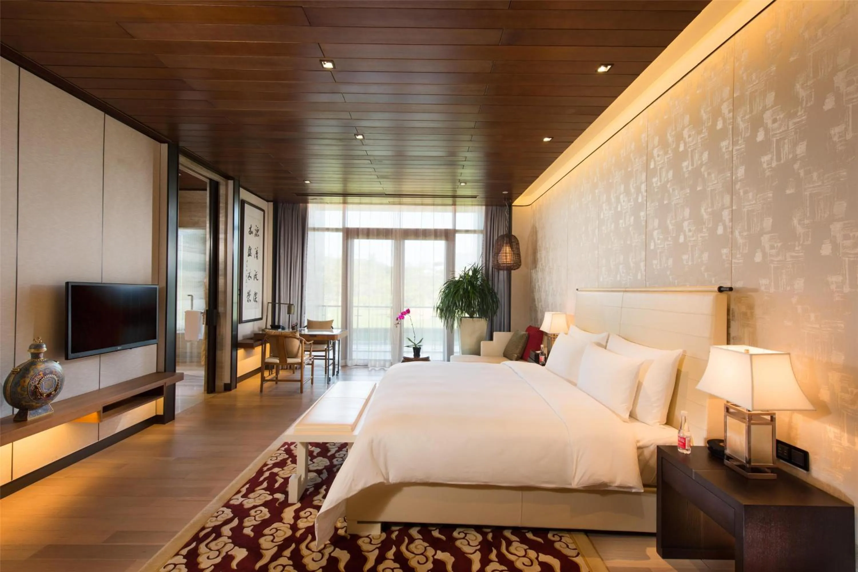 Bedroom, Bed in Yanqi Hotel, Managed by Kempinski