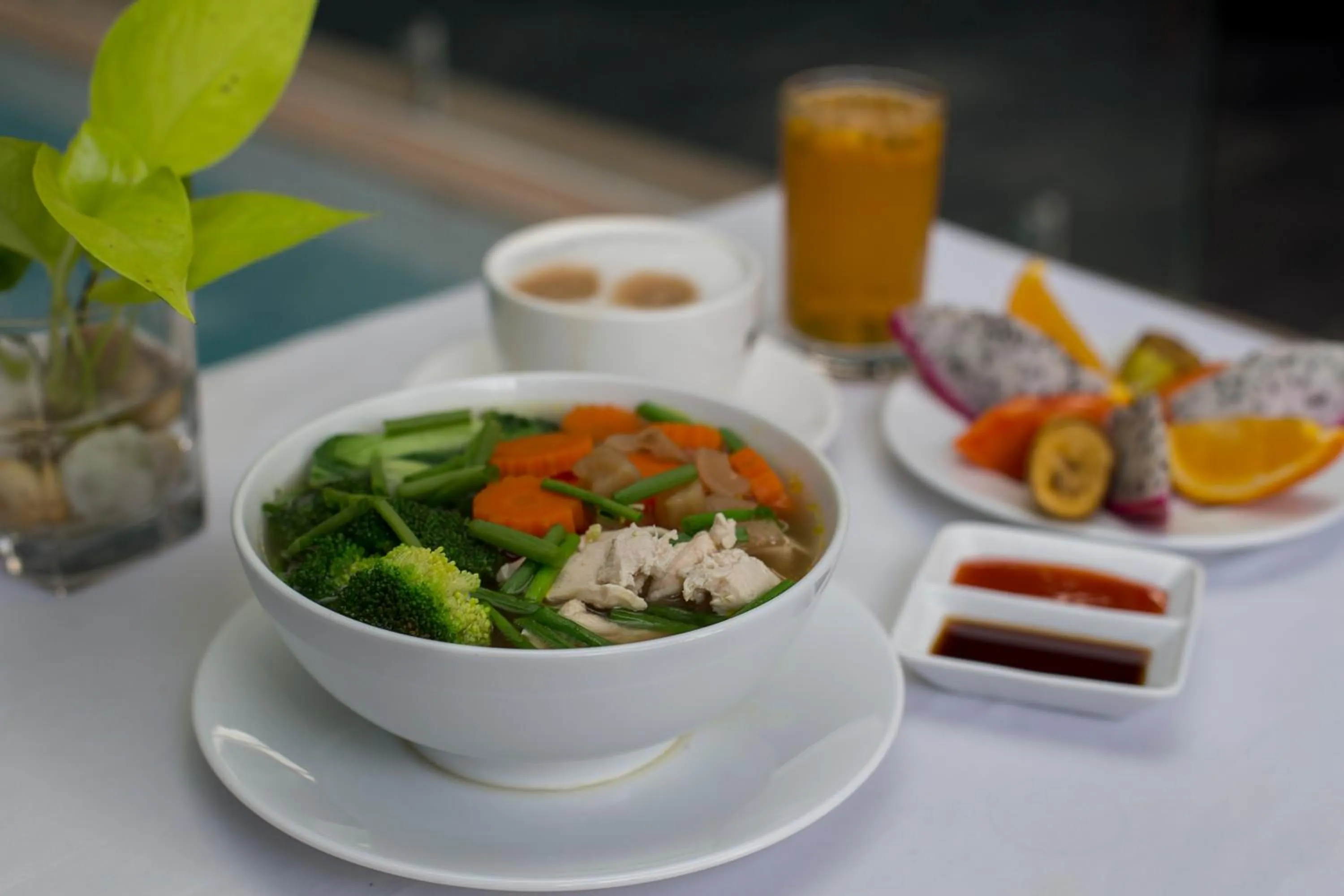 Restaurant/places to eat in Solitaire Damnak Villa Hotel