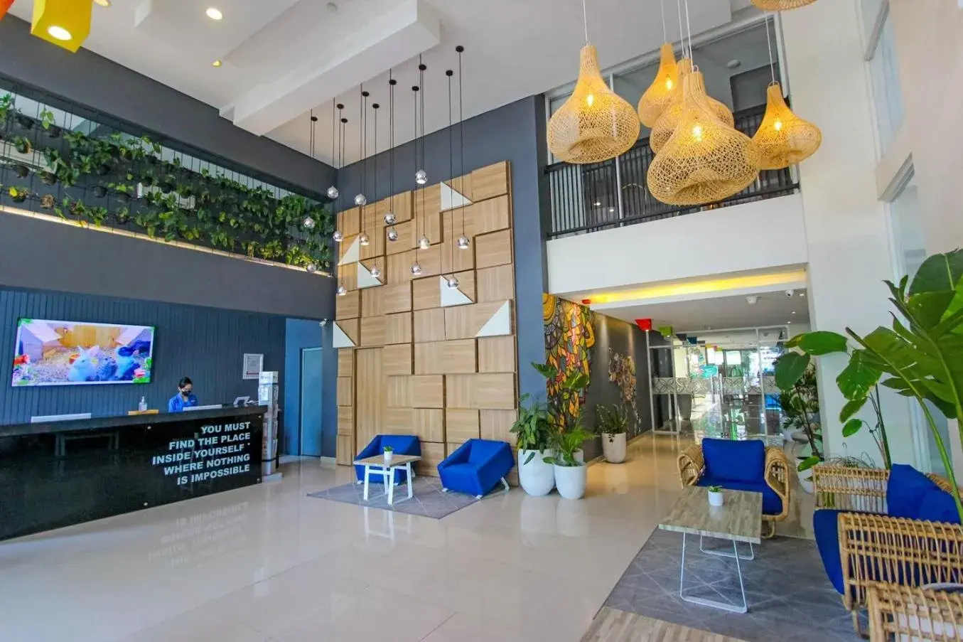 Lobby/Reception in Hotel Dafam Fortuna Seturan