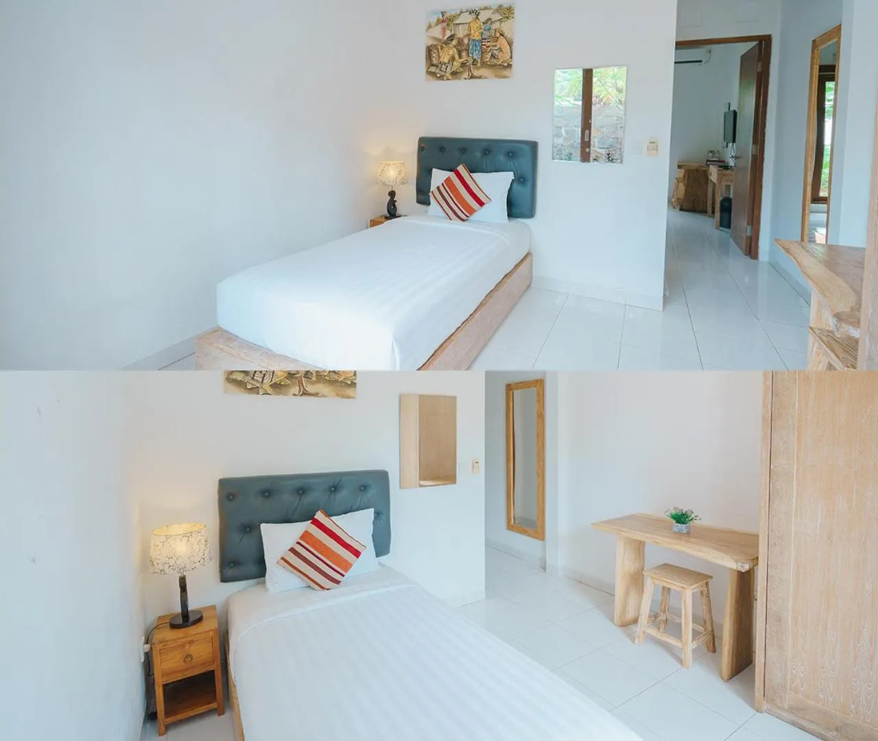 Bed in Odika Lovina Villas