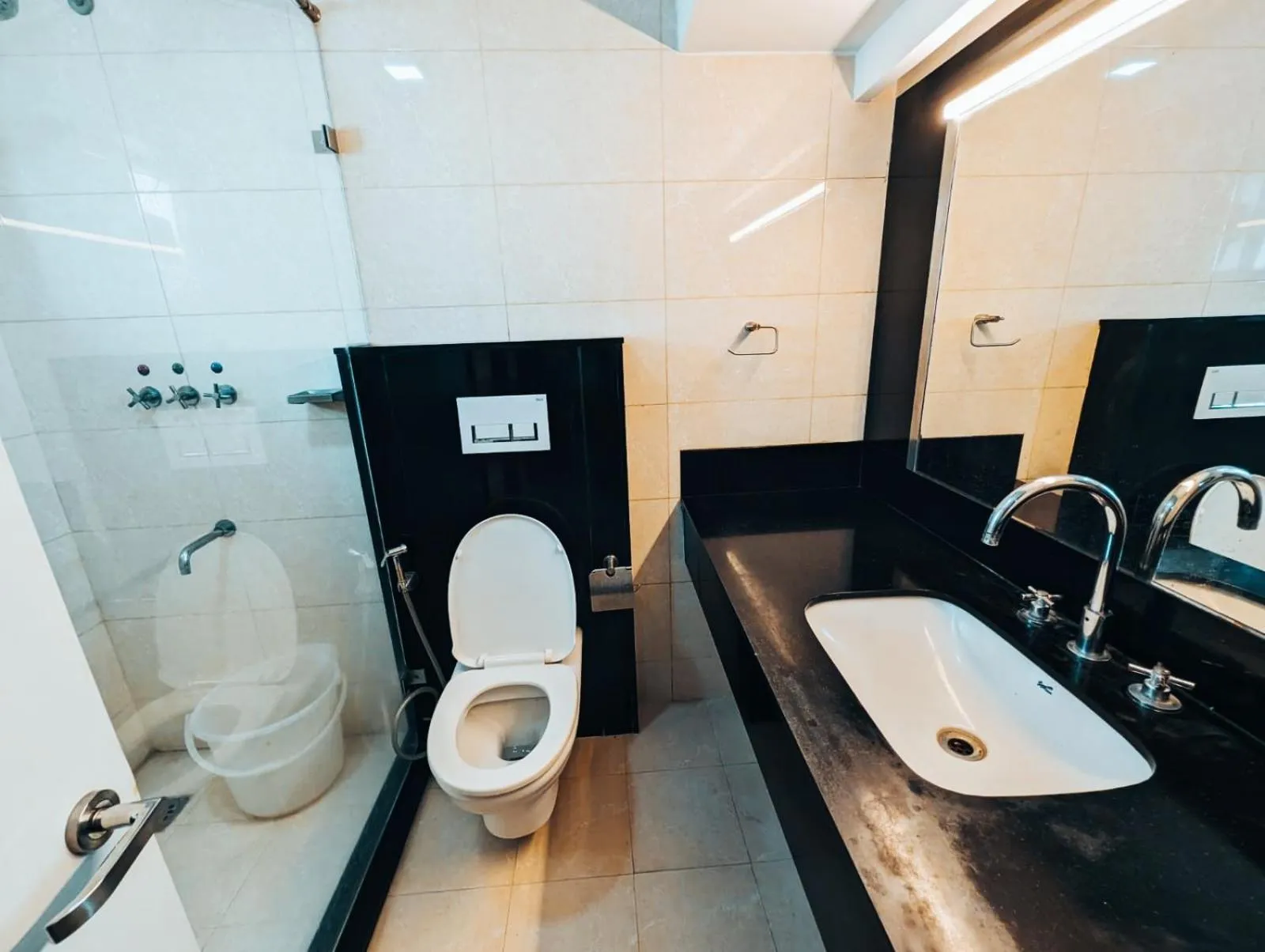 Bathroom in Hotel Southern Residency- near to SIPCOT