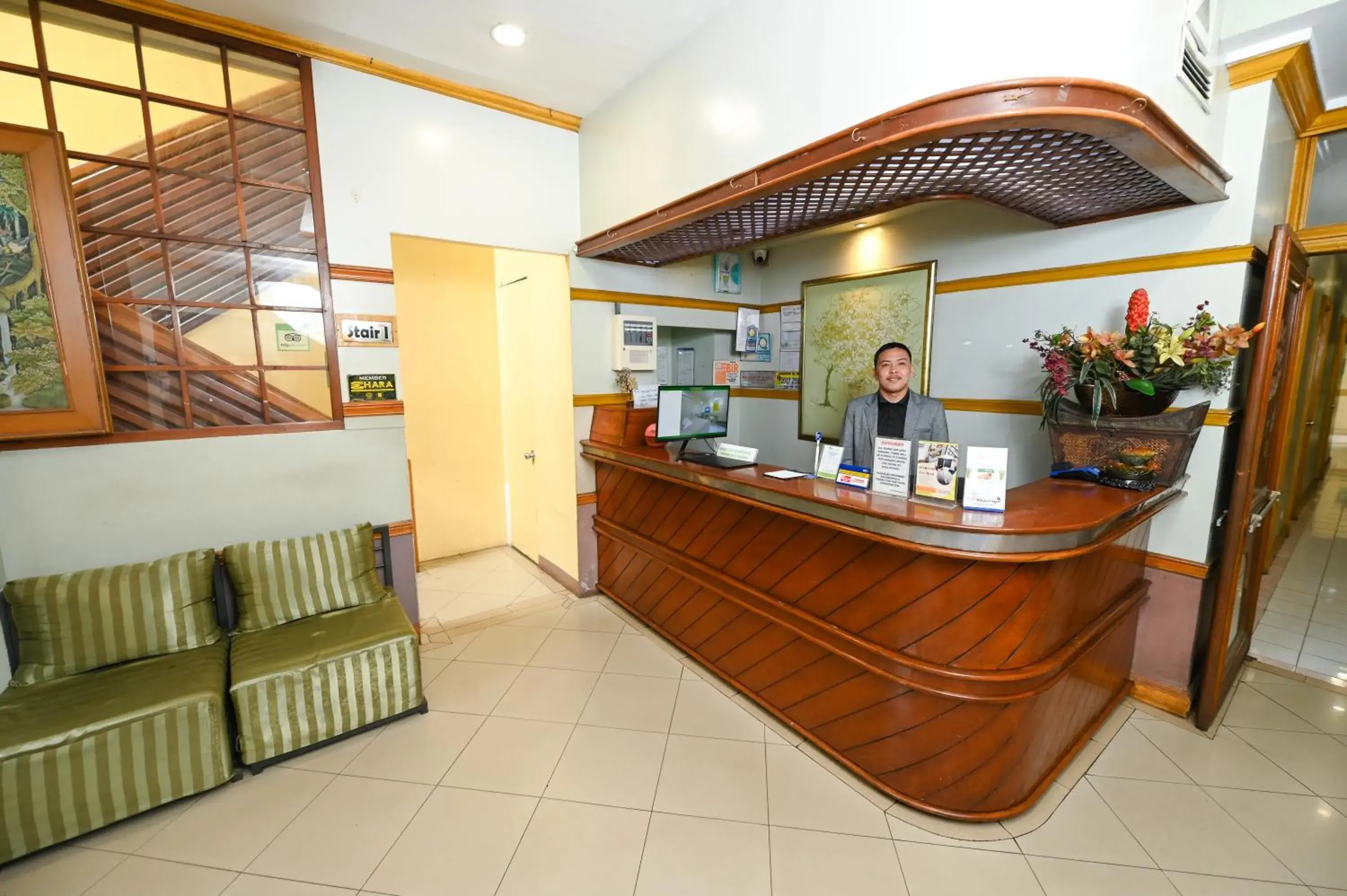 Lobby or reception in Nature's Pensionne House Lobby or reception in Nature's Pensionne House